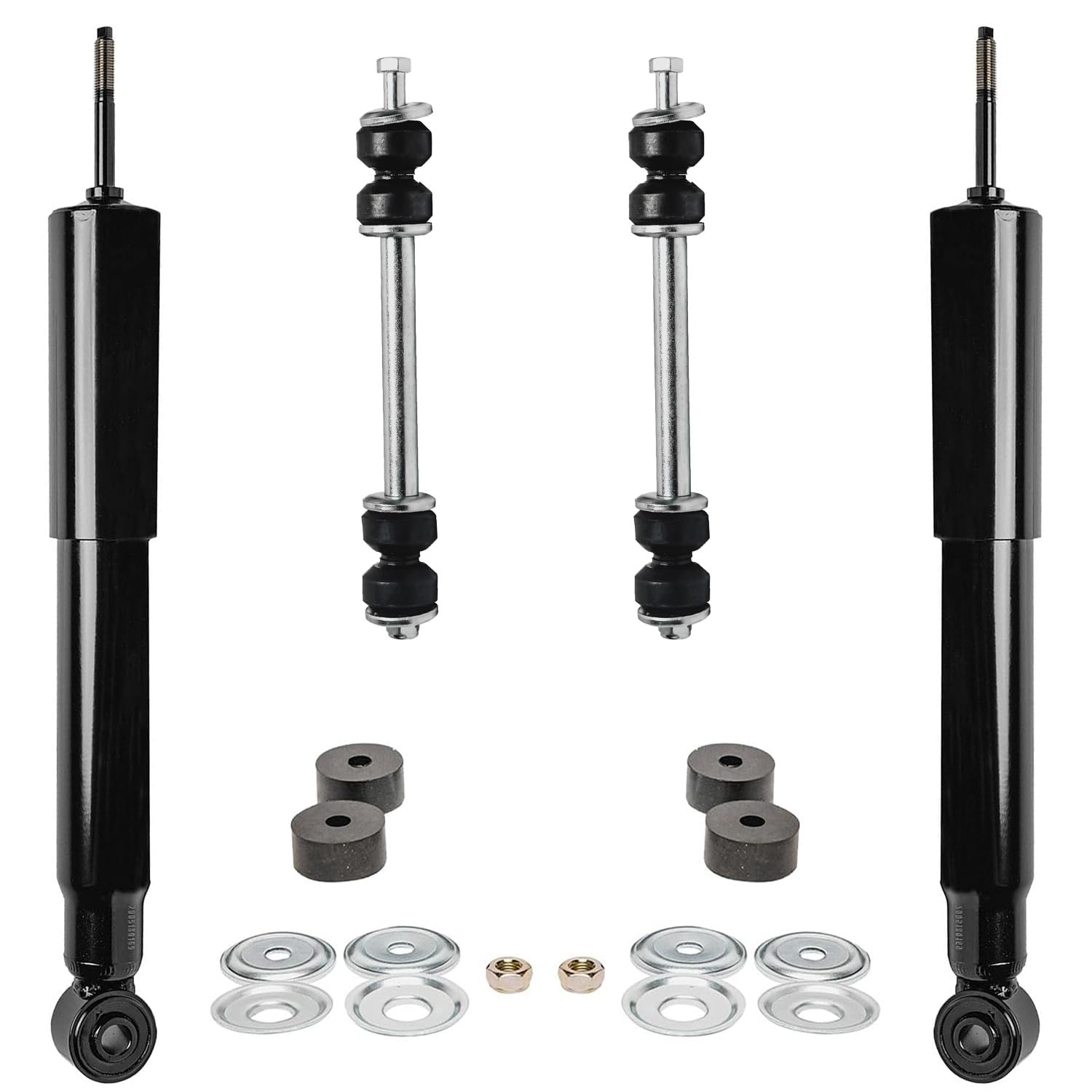4pc Front Shocks Sway Bar Links Suspension Kit