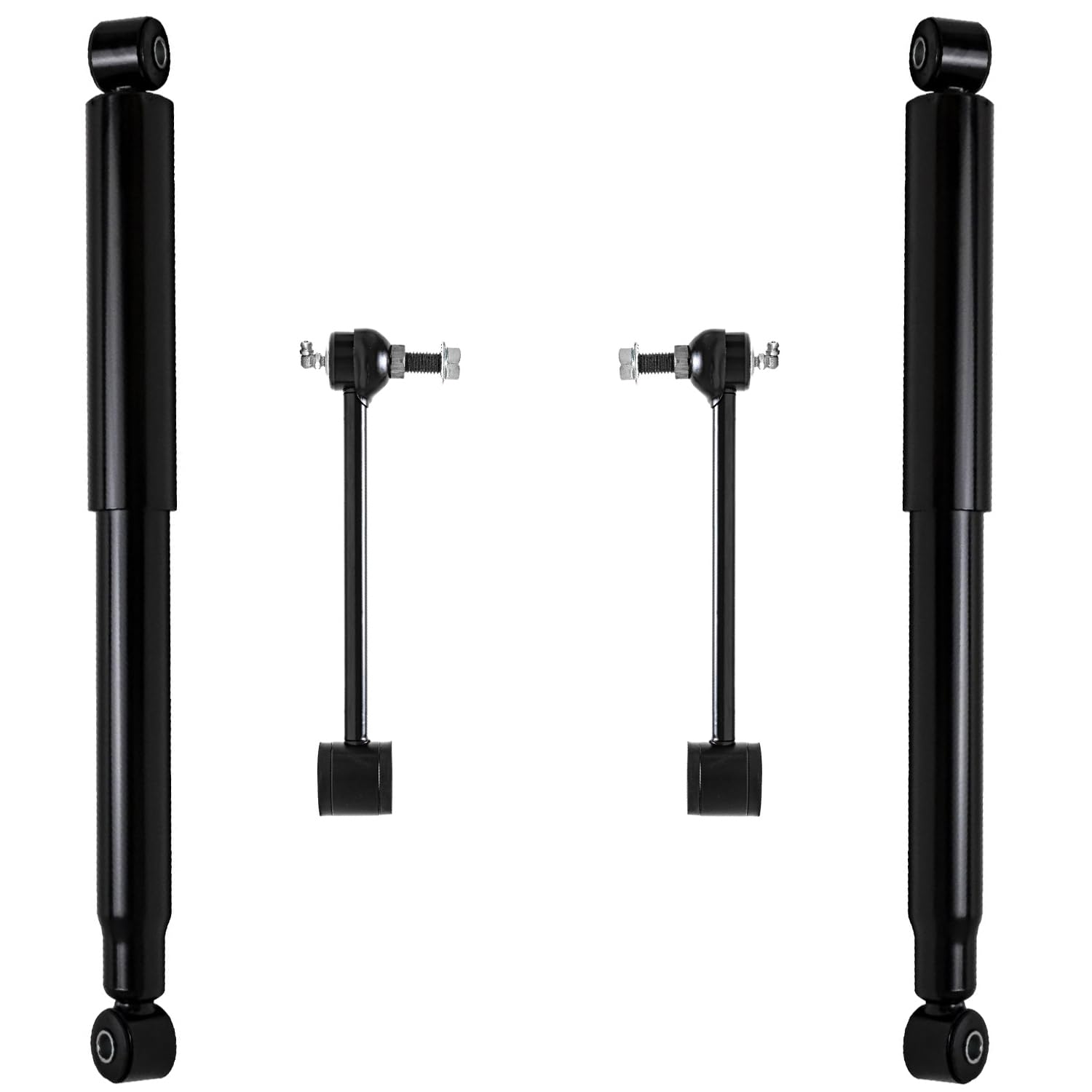 4pc Rear Shock Absorbers Sway Bar Links Suspension Kit