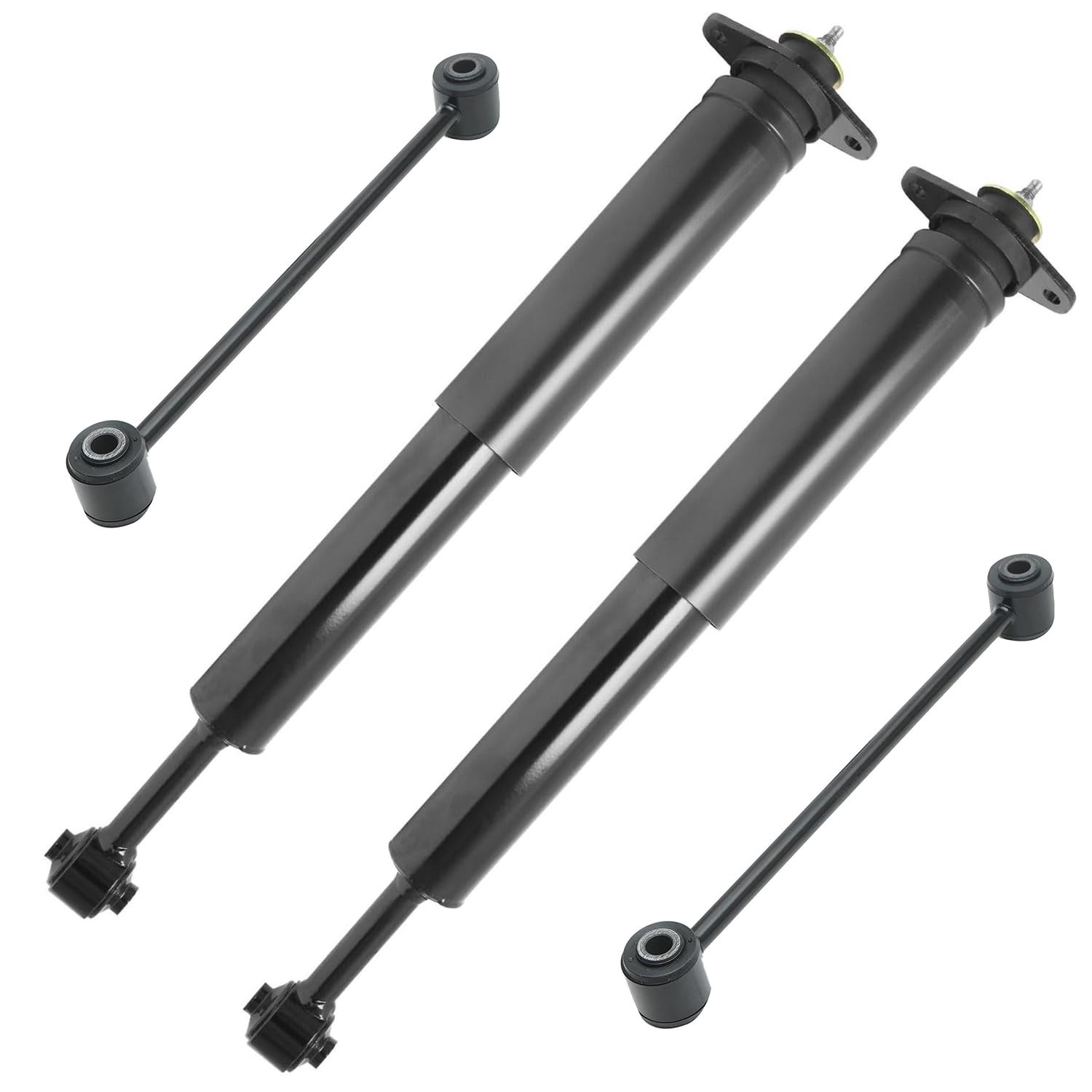 4pc Rear Shocks Sway Bar Links Suspension Kit