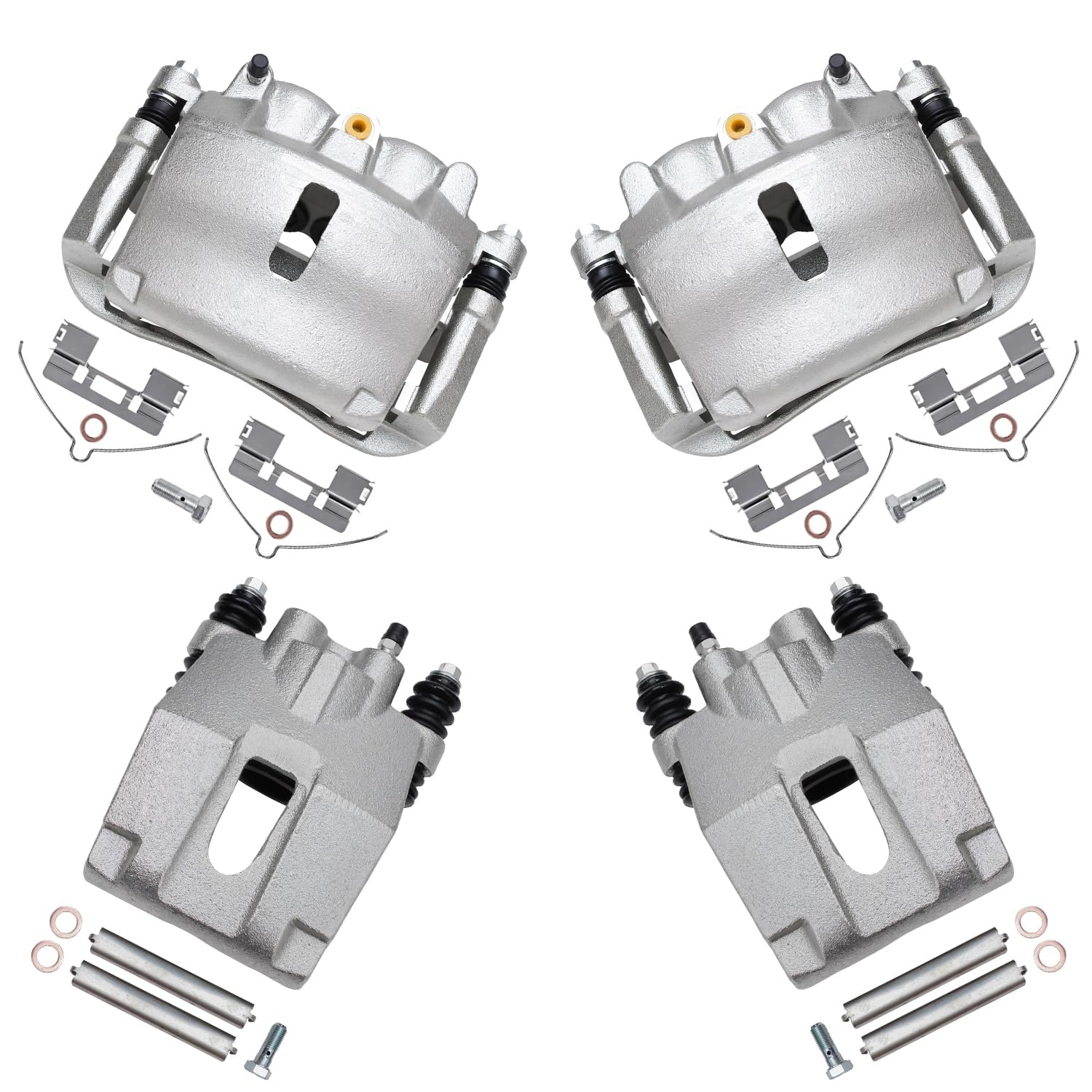 4pc Front & Rear Brake Calipers Kit