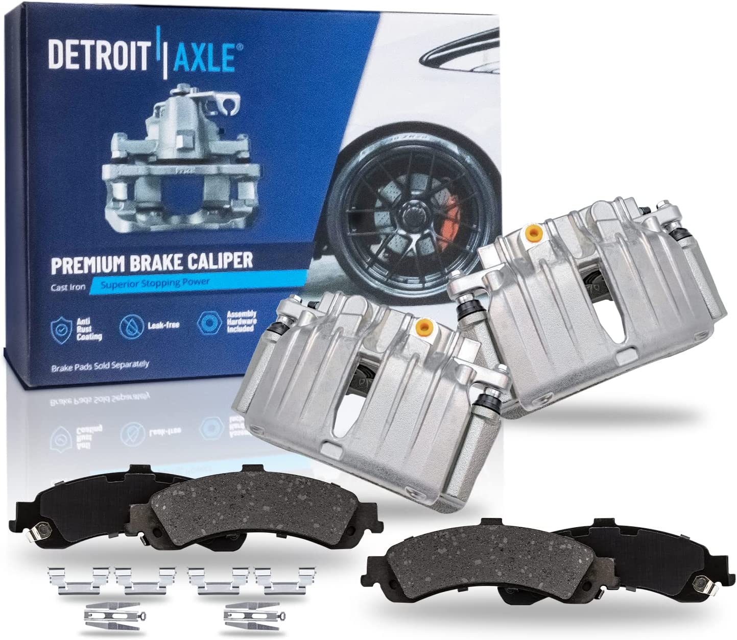 thumbnail image 2 of Topcn Rear Brake Calipers Pair For 2003-2005 Chevy Astro & 2000-2002 GMC Yukon 1500 2 of 6