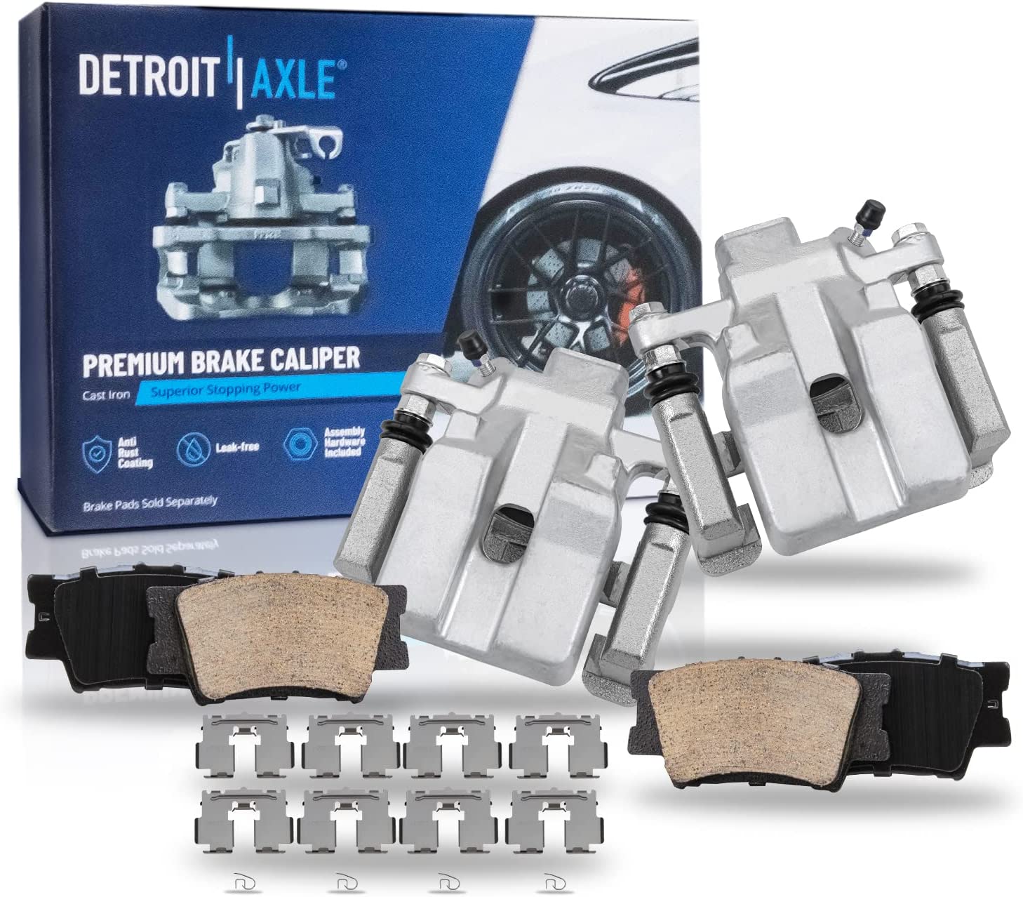 Rear Driver Side Brake Caliper With Bracket For 2005-2010 Honda Odyssey – Detroit Axle 19B2929
