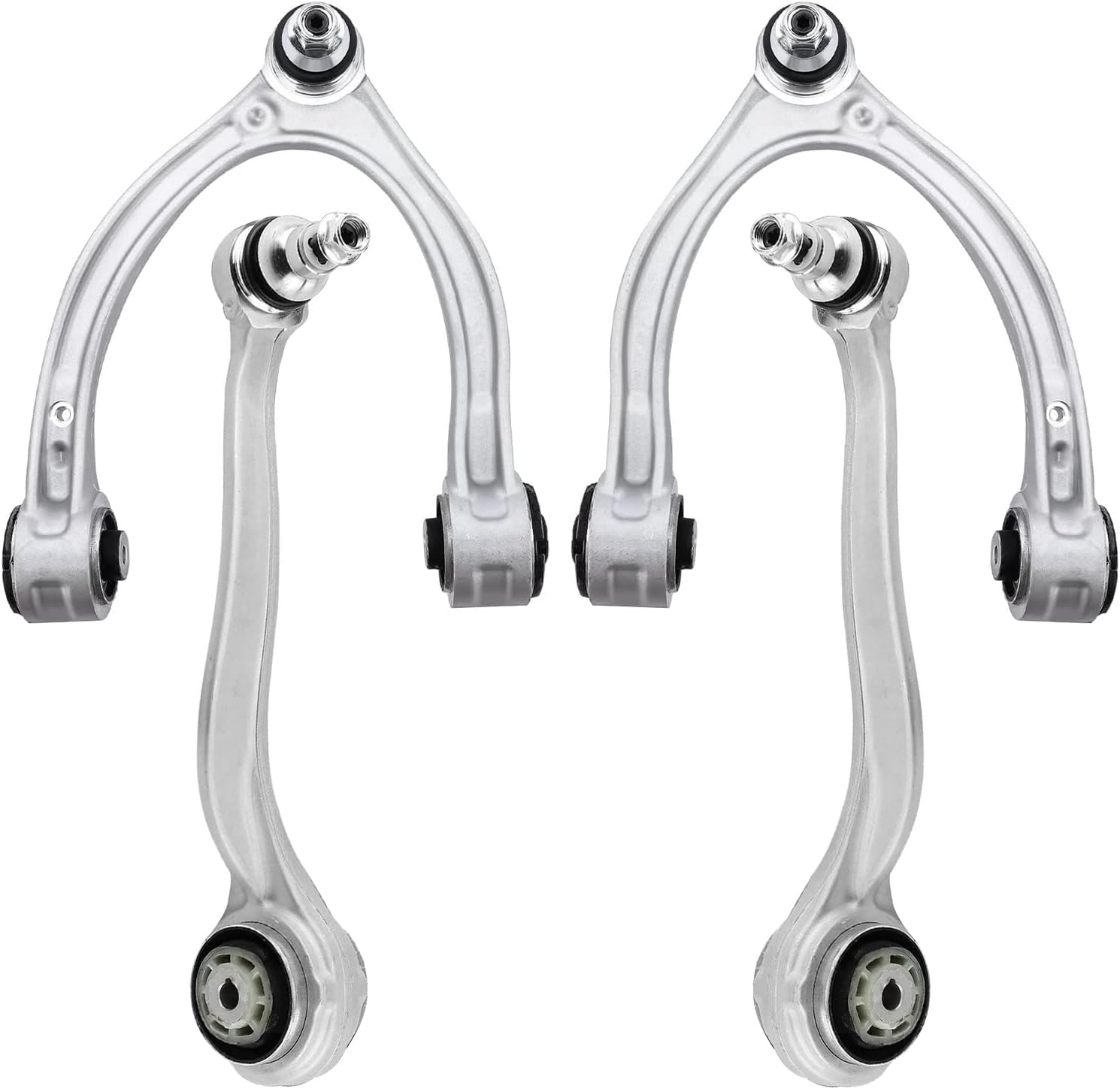 4pc Front Upper Lower Forward Control Arms w/Ball Joints Kit