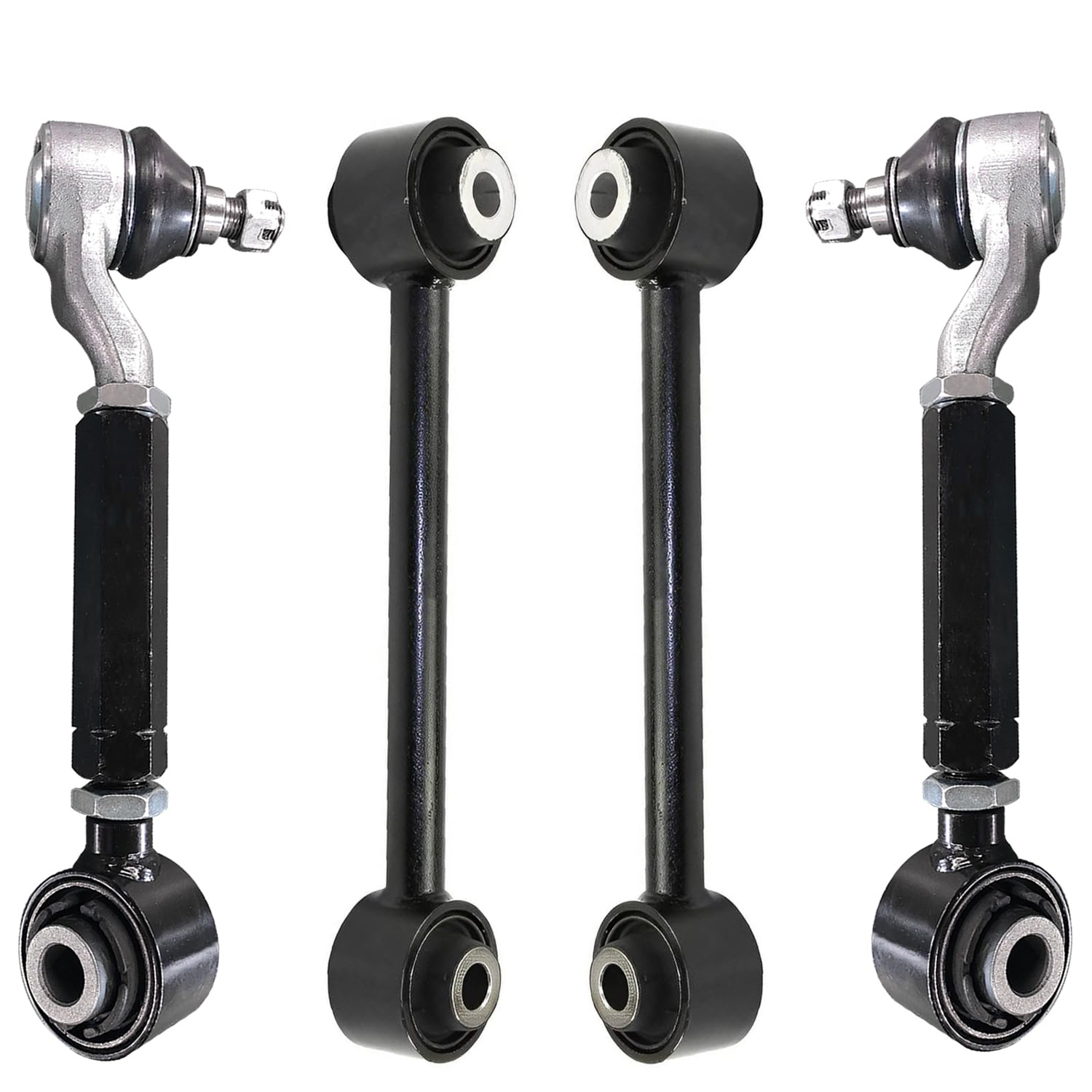 4pc Rear Lower Forward Upper Control Arms Kit