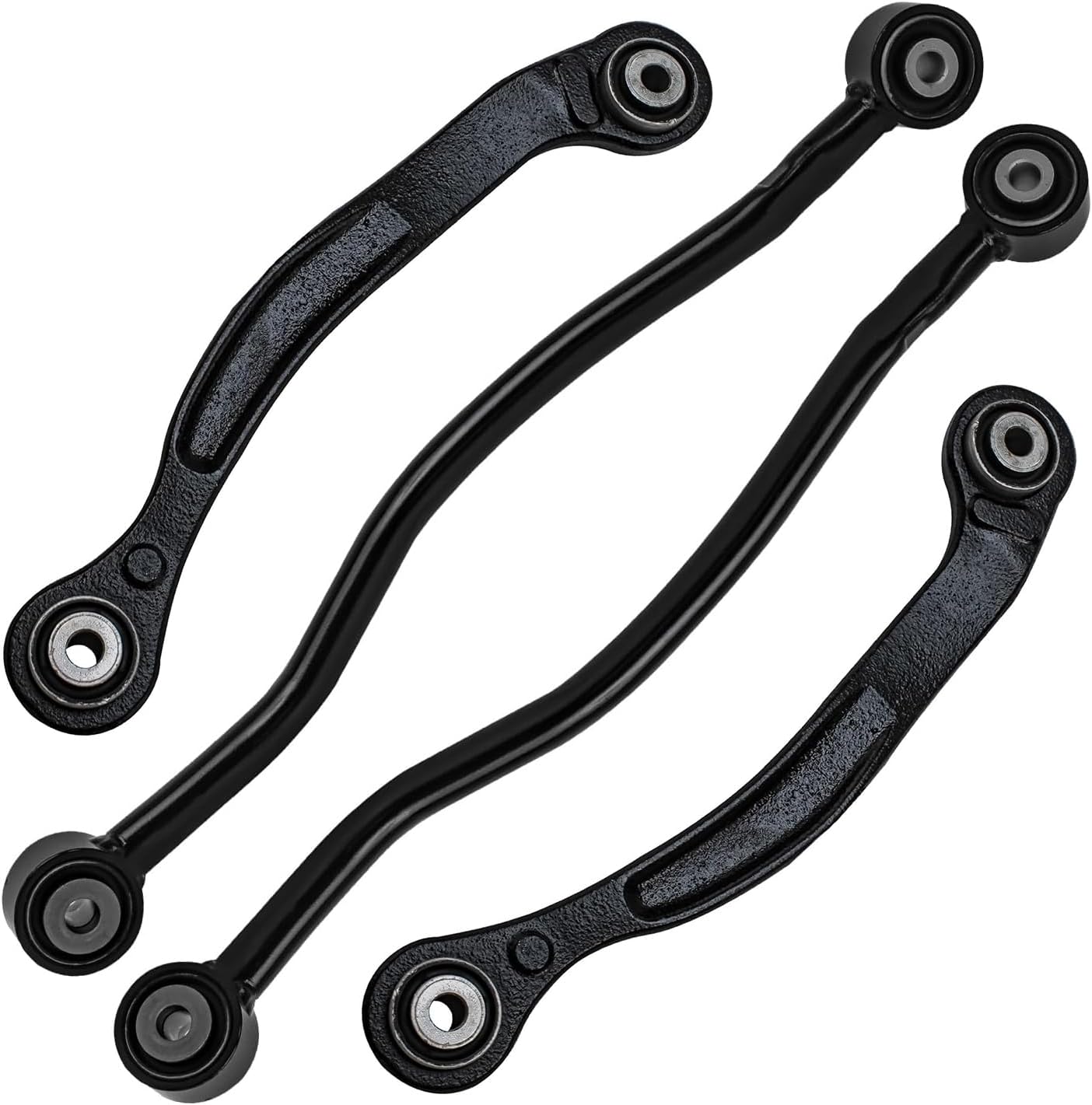 4pc Rear Upper Lower Rearward Control Arms Kit