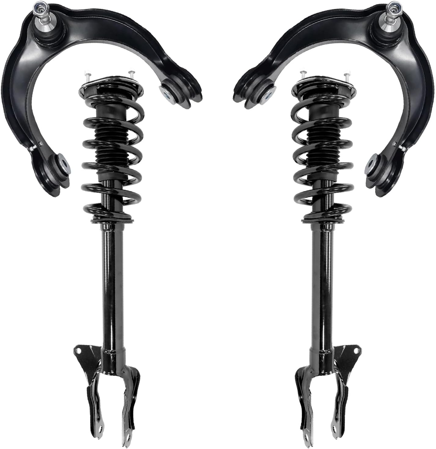 4pc Front Struts Upper Control Arms Suspension Kit