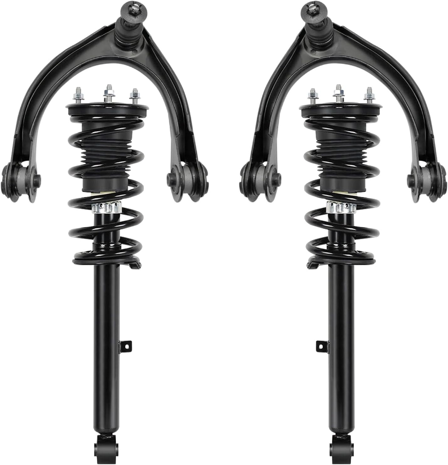 4pc Front Struts Upper Control Arms Suspension Kit