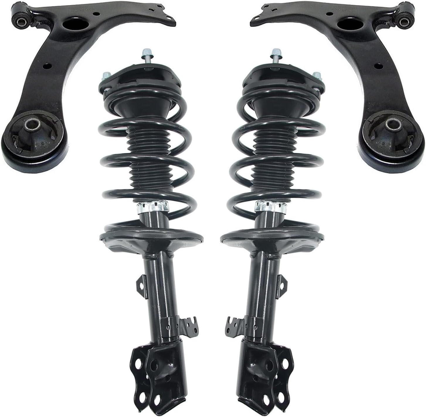 4pc Front Struts Lower Control Arms Suspension Kit