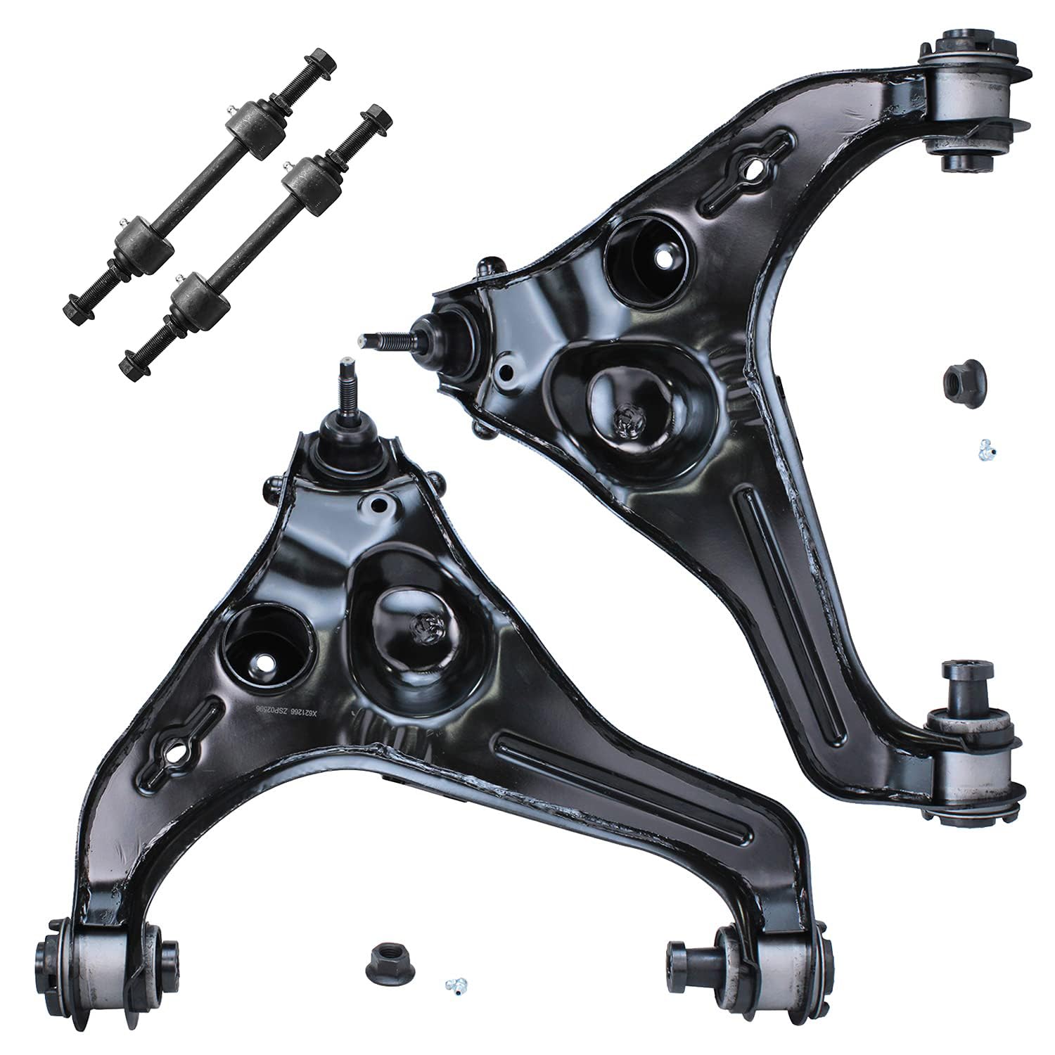 4pc Front Lower Control Arms Sway Bar Links Suspension Kit