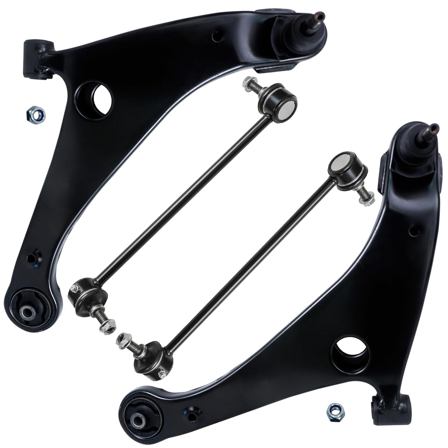 4pc Front Lower Control Arms Sway Bar Links Suspension Kit