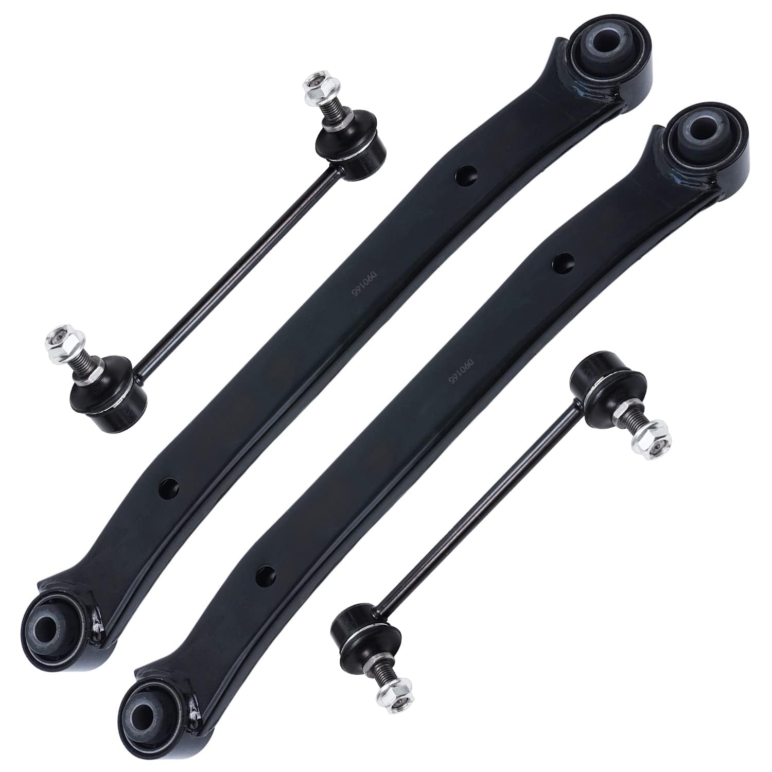 4pc Rear Upper Rearward Control Arms Sway Bar Links Suspension Kit