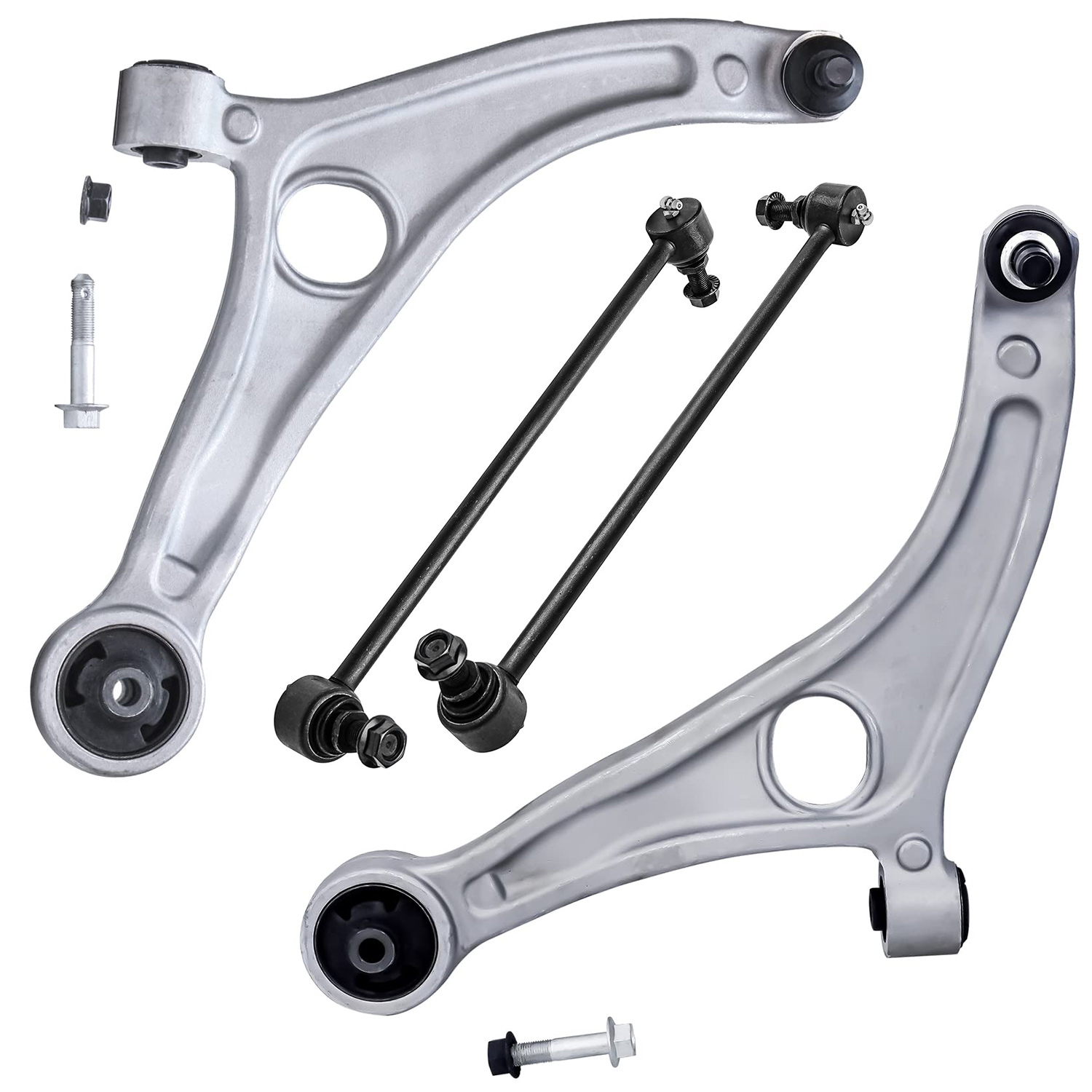 4pc Front Lower Control Arms Sway Bar Links Suspension Kit