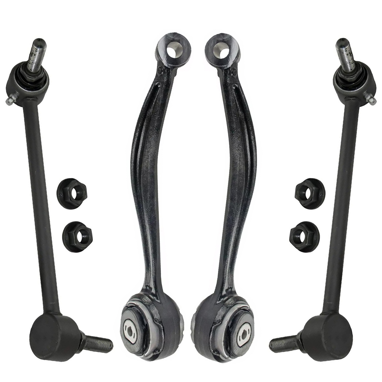4pc Front Lower Forward Control Arms Sway Bar Links Suspension Kit
