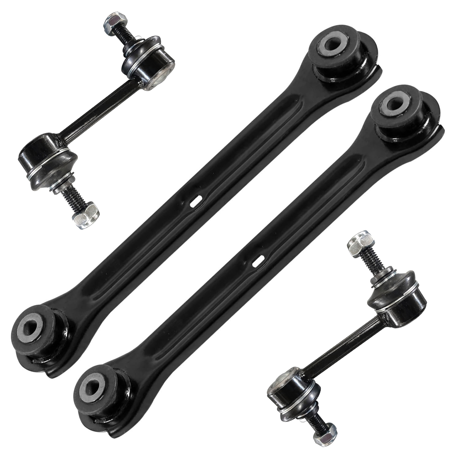 4pc Rear Lateral Link Control Arms Sway Bar Links Suspension Kit