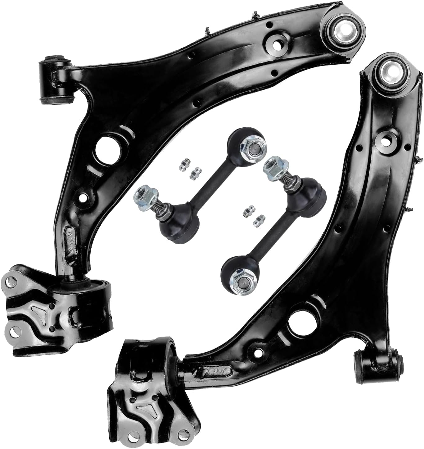 4pc Front Lower Control Arms Sway Bar Links Suspension Kit