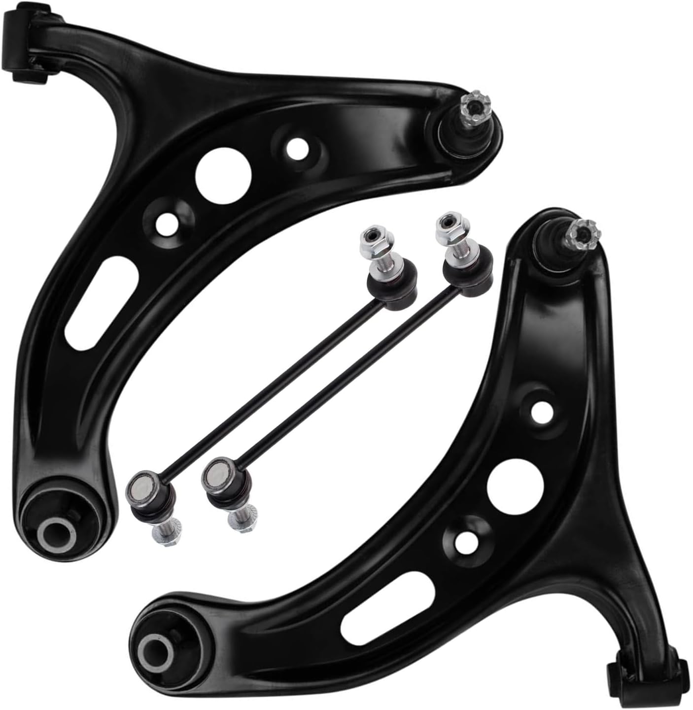 4pc Front Lower Control Arms Sway Bar Links Suspension Kit