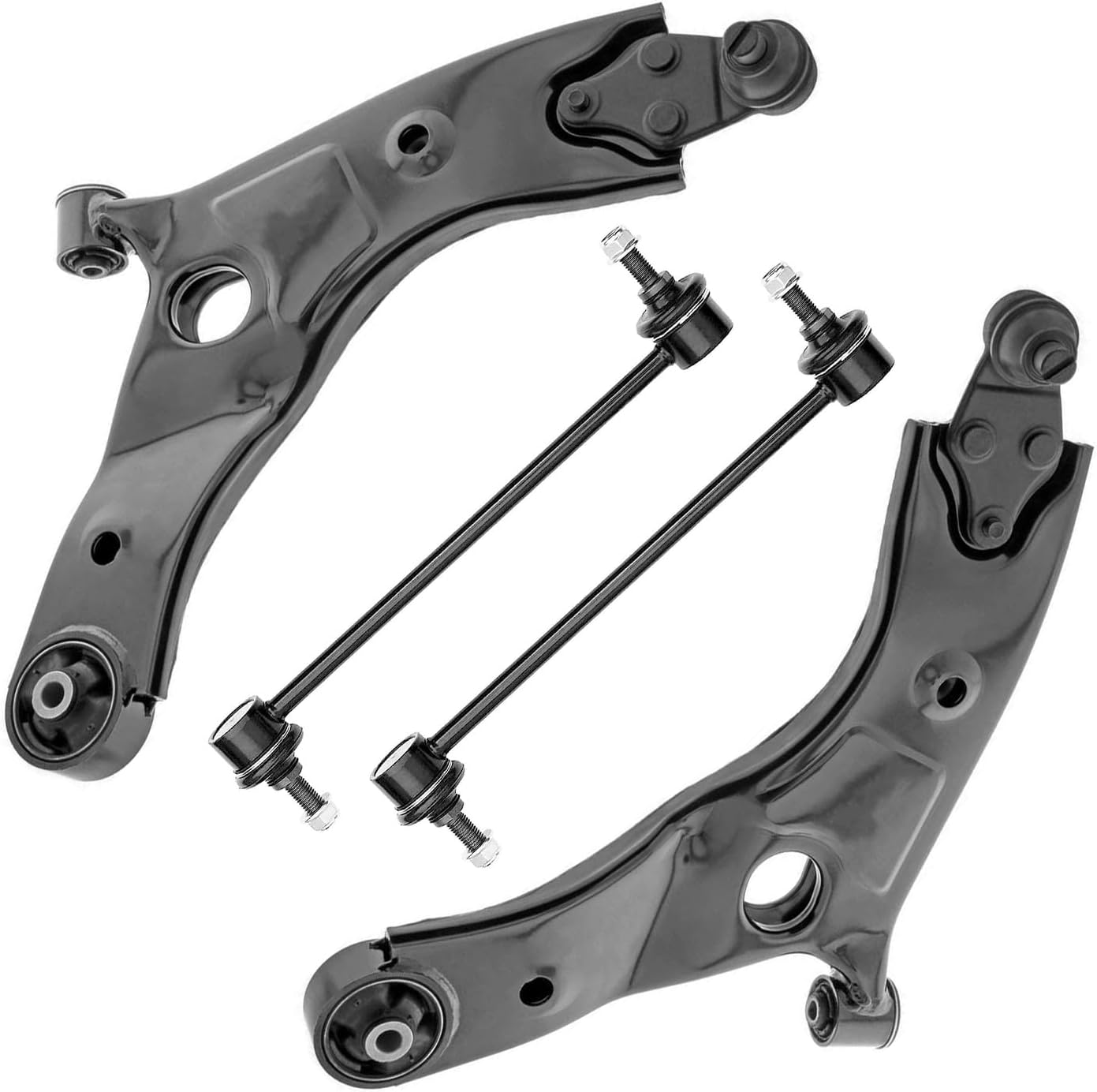 4pc Front Lower Control Arms Sway Bar Links Suspension Kit