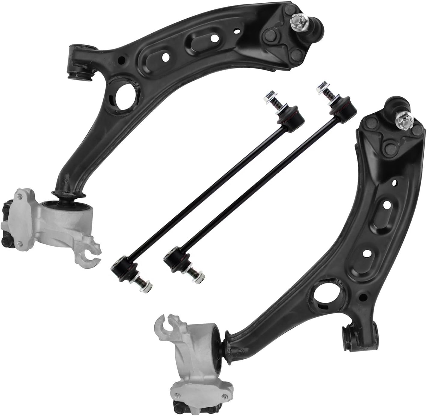 4pc Front Lower Control Arms Sway Bar Links Suspension Kit