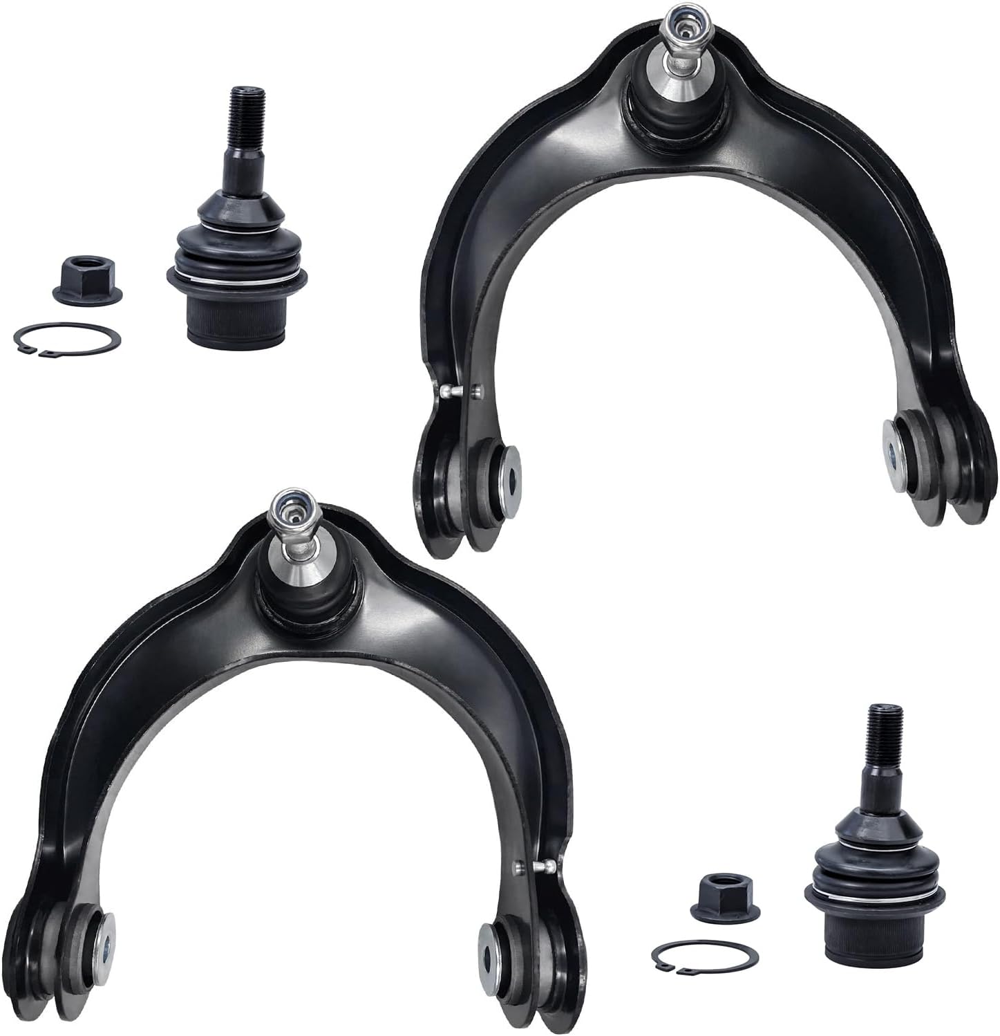 4pc Front Upper Control Arms Lower Ball Joints Suspension Kit