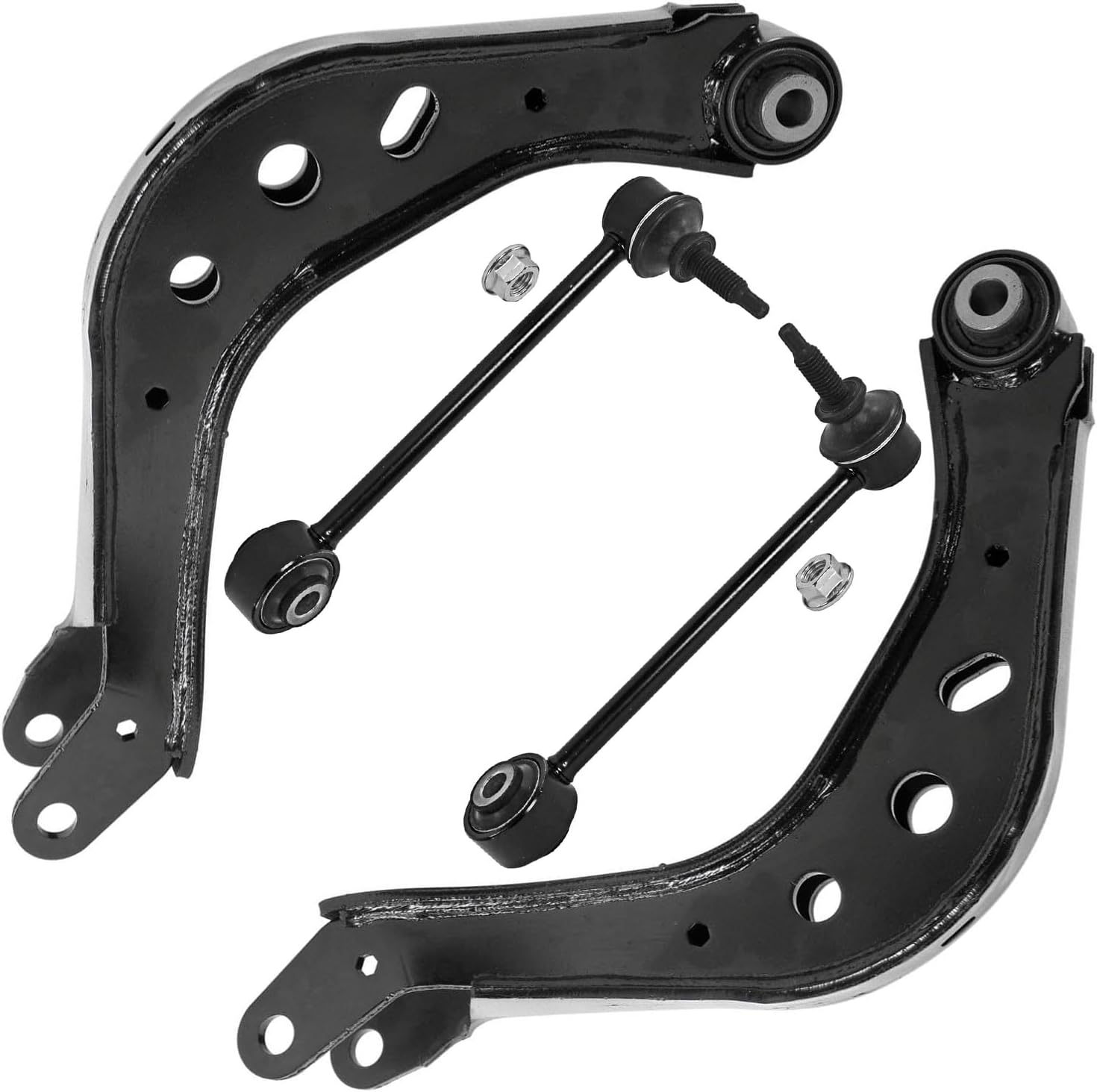 4pc Rear Upper Control Arms Sway Bar Links Suspension Kit