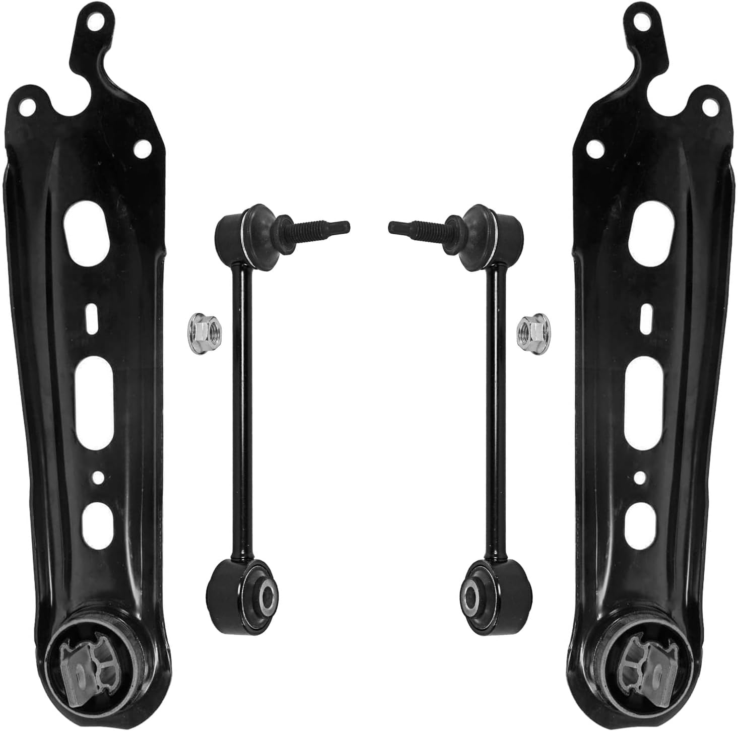 4pc Rear Trailing Arms Sway Bar Links Suspension Kit