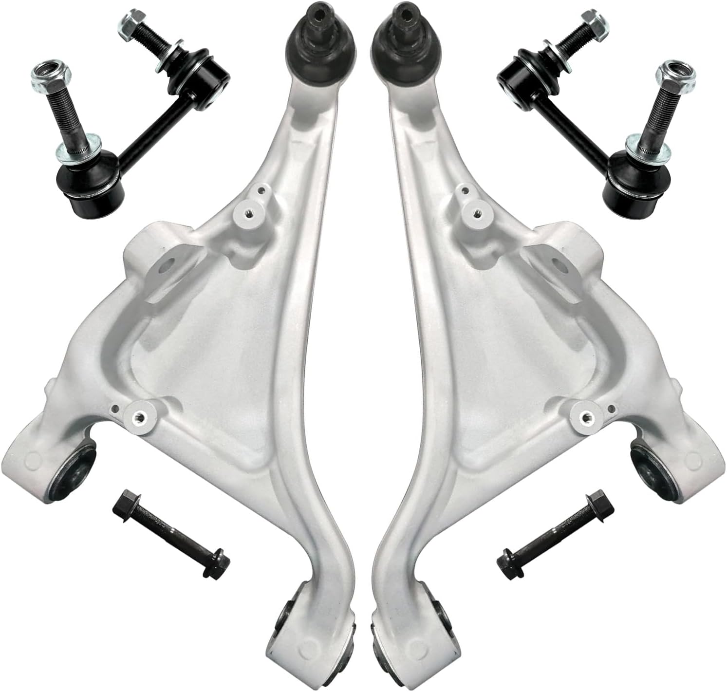 4pc Rear Upper Control Arms Sway Bar Links Suspension Kit