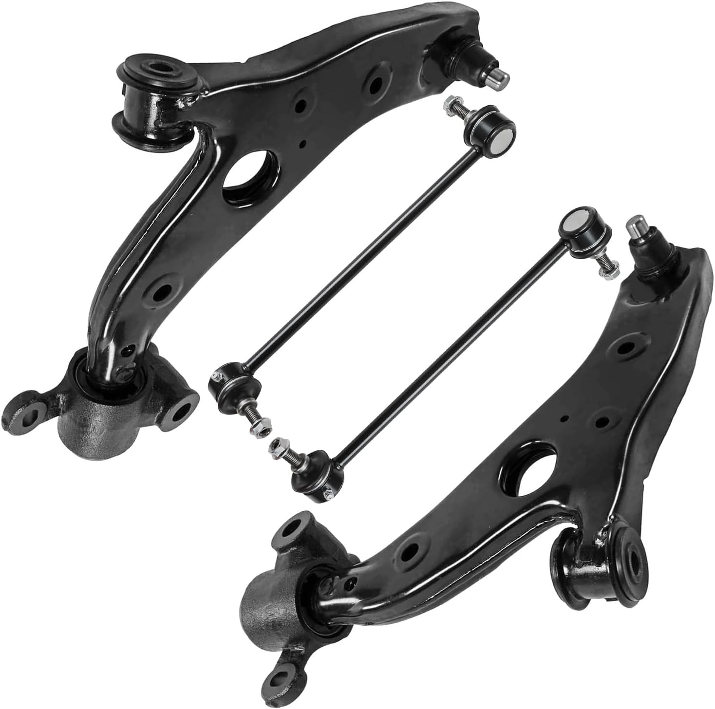 4pc Front Lower Control Arms Sway Bar Links Suspension Kit