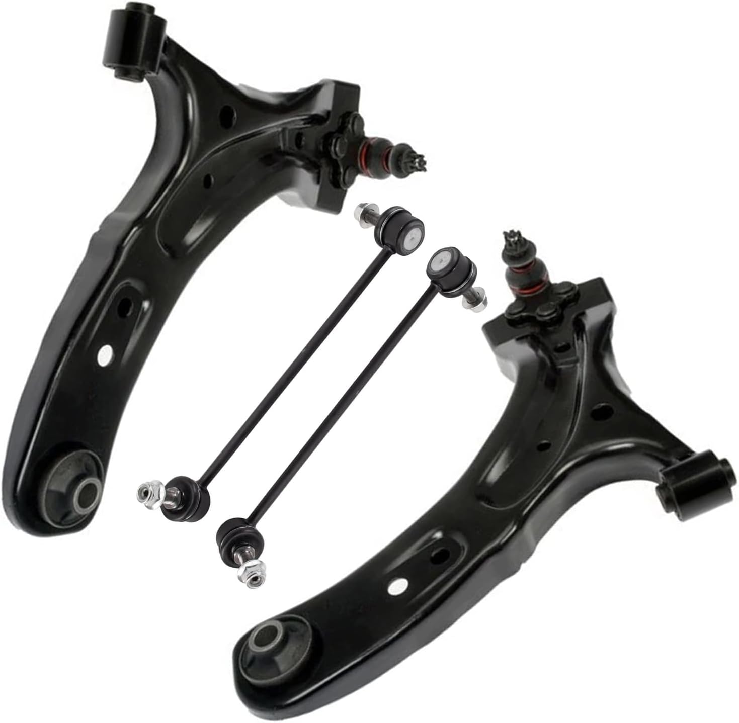 4pc Front Lower Control Arms Sway Bar Links Suspension Kit