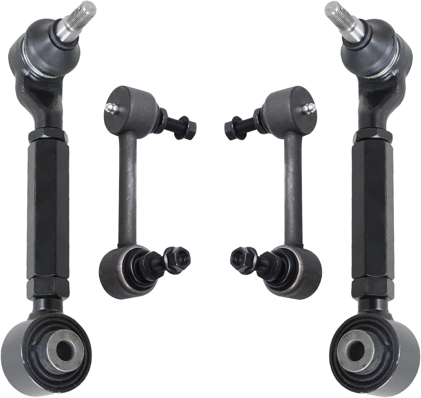 4pc Rear Upper Forward Control Arms Sway Bar Links Suspension Kit