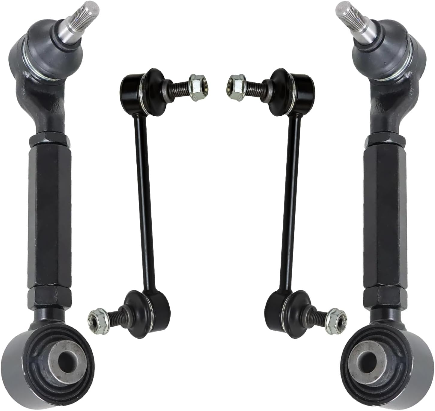 4pc Rear Upper Control Arms Sway Bar Links Suspension Kit