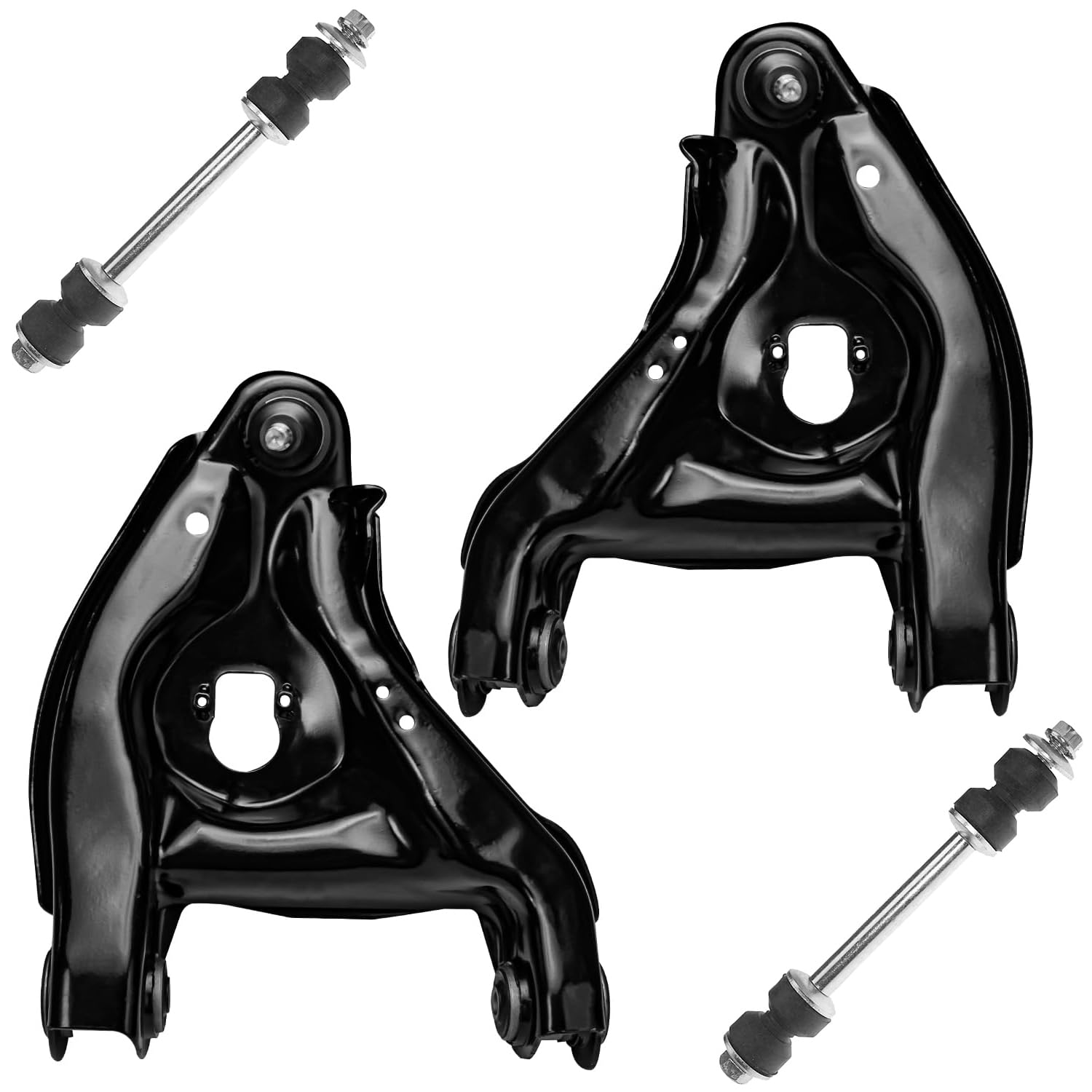 4pc Front Lower Control Arms Sway Bar Links Suspension Kit