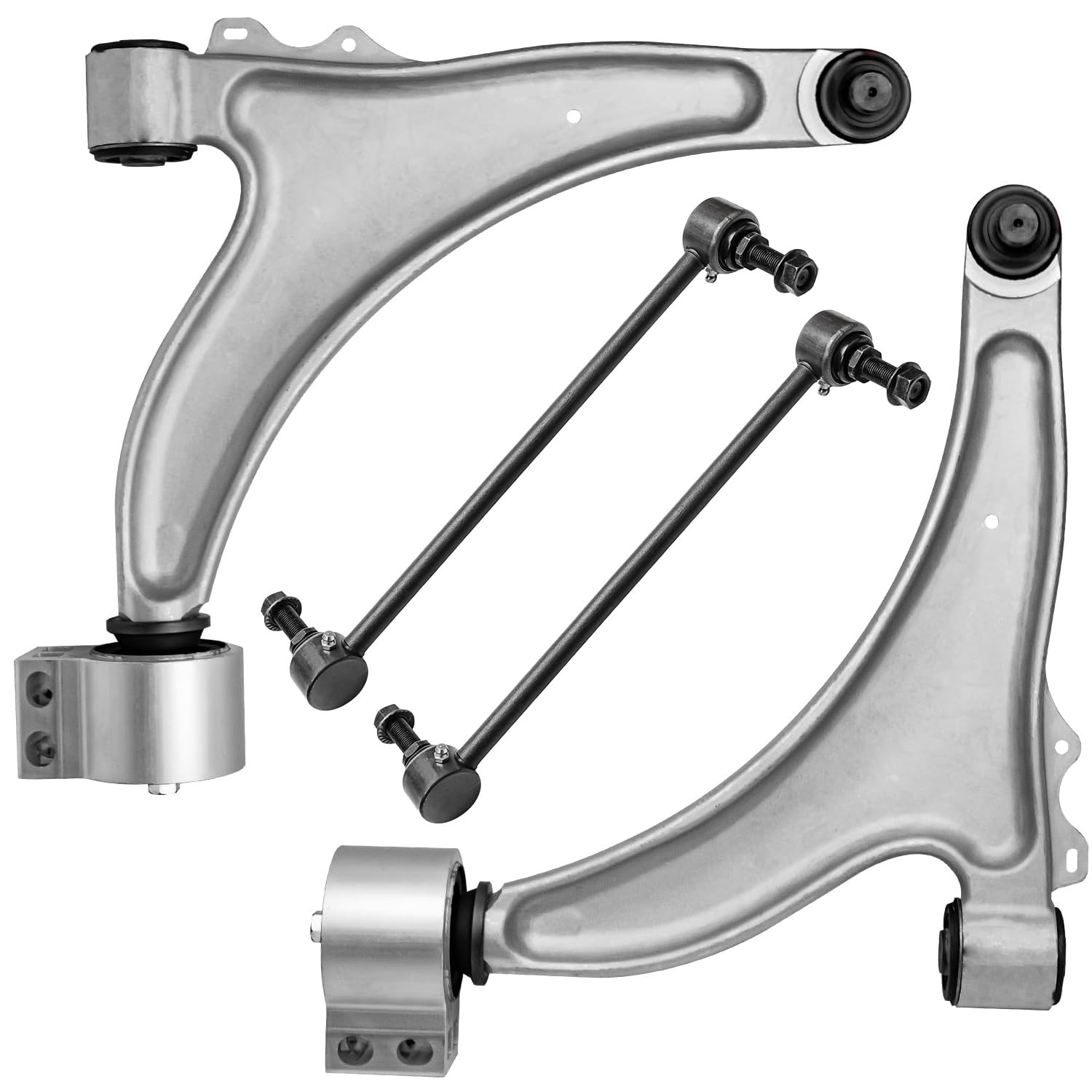 4pc Front Lower Control Arms Sway Bar Links Suspension Kit