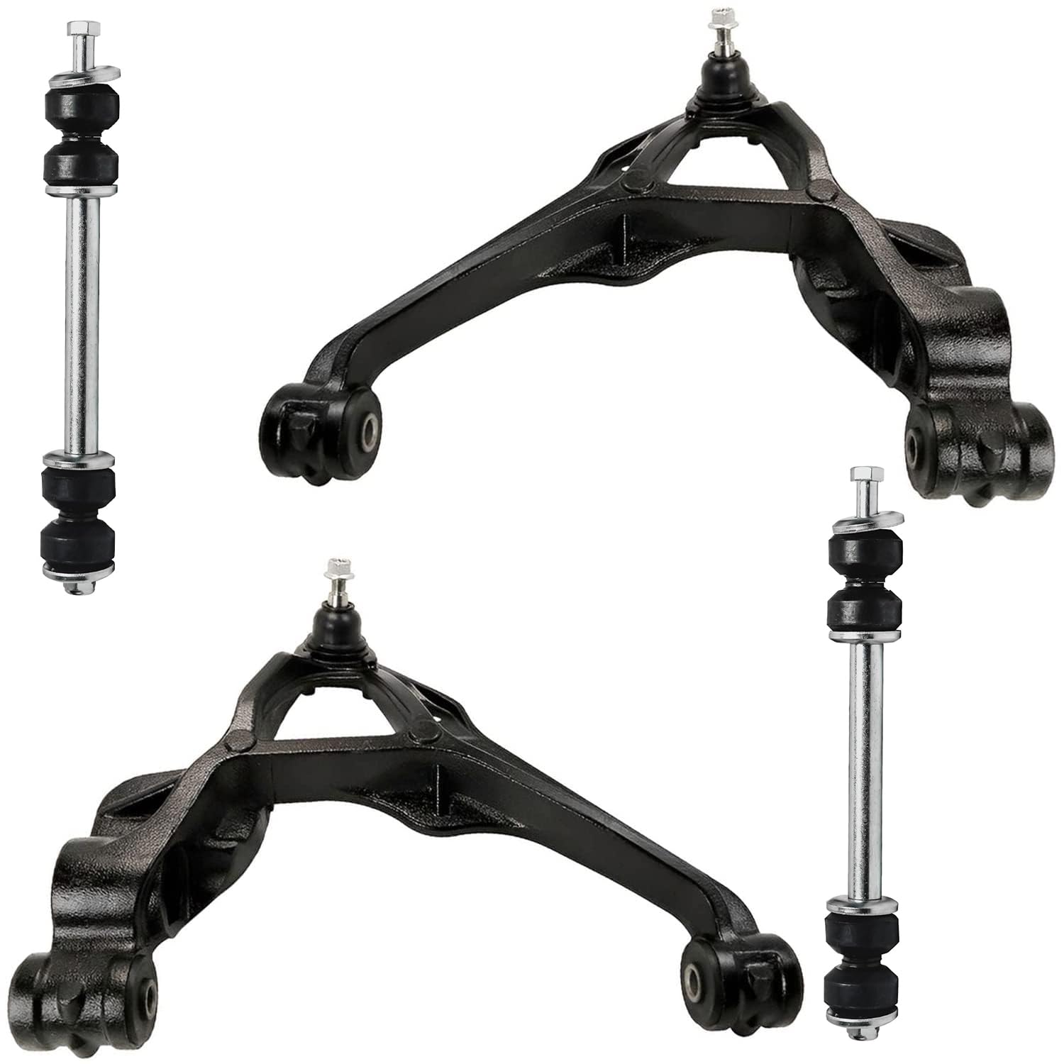 4pc Front Lower Control Arms Sway Bar Links Suspension Kit
