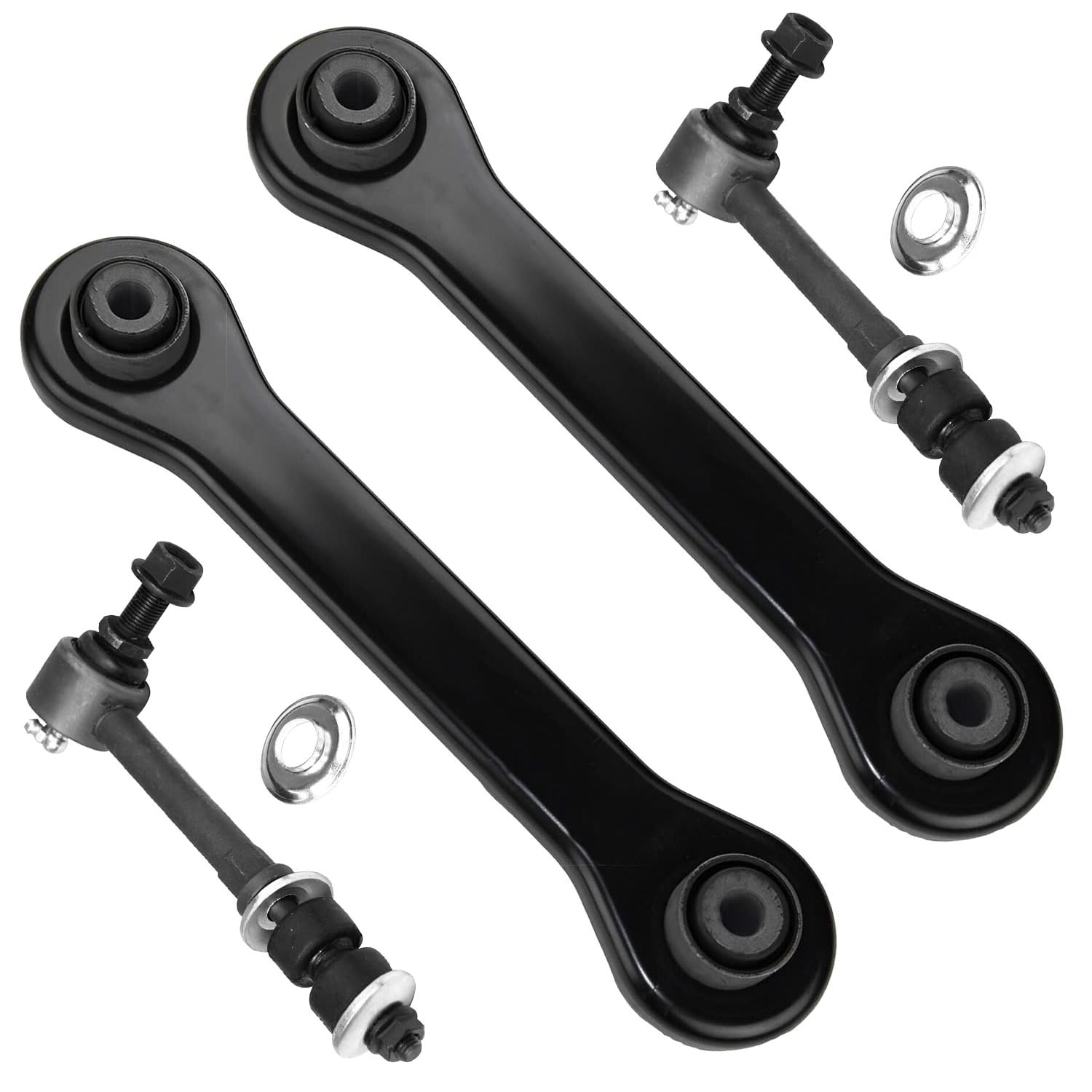 4pc Rear Lower Forward Control Arms Sway Bar Links Suspension Kit