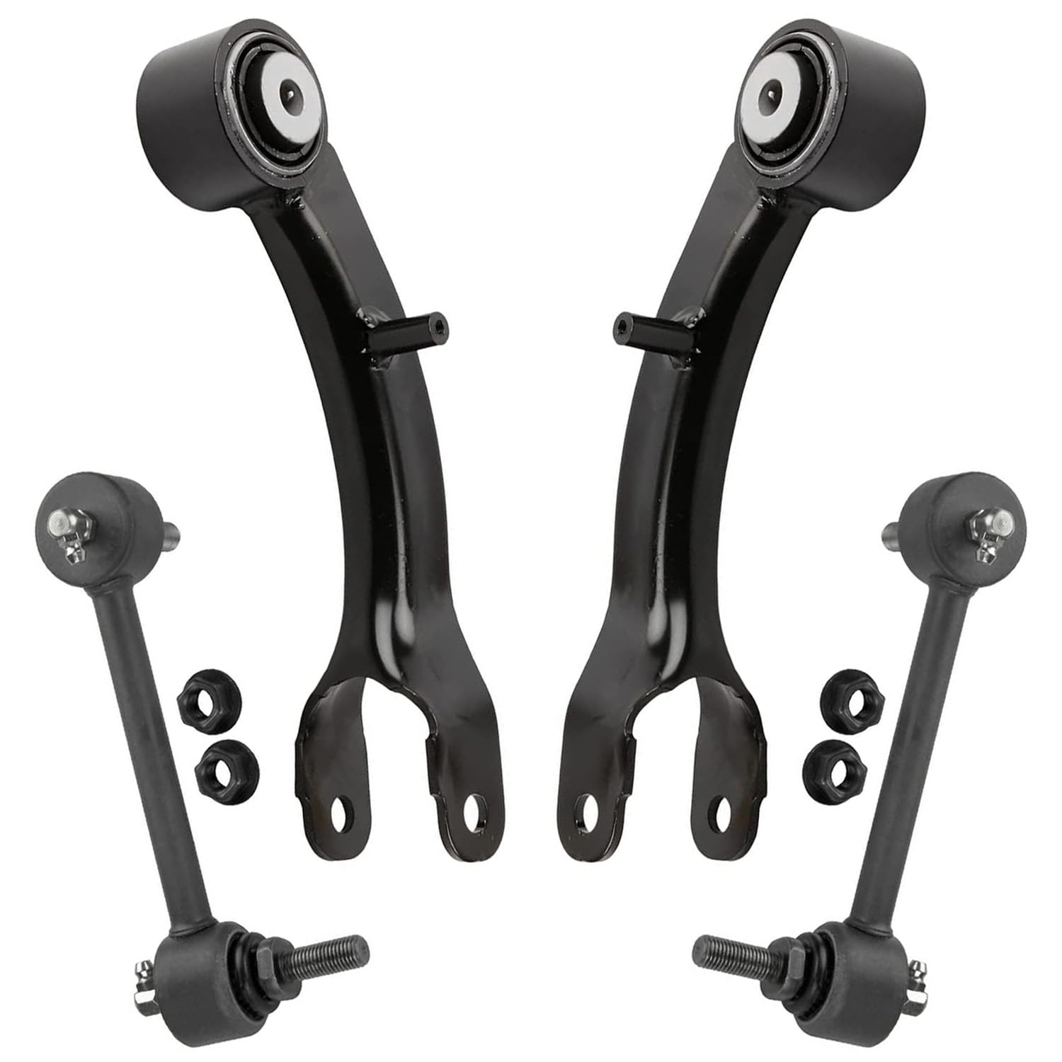 4pc Rear Upper Control Arms Sway Bar Links Suspension Kit