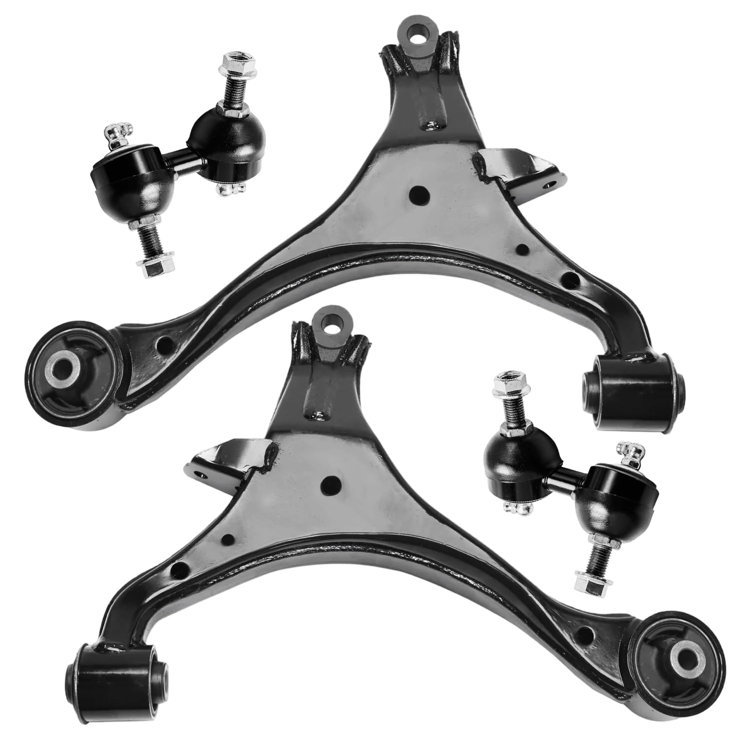 4pc Front Lower Control Arms Sway Bar Links Suspension Kit