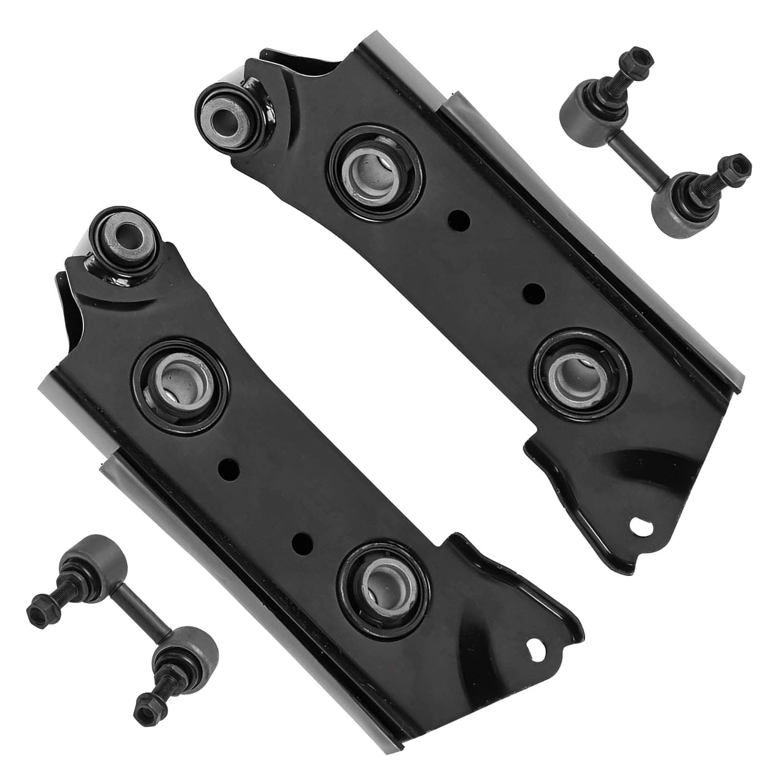 4pc Rear Lower Forward Control Arms Sway Bar Links Suspension Kit