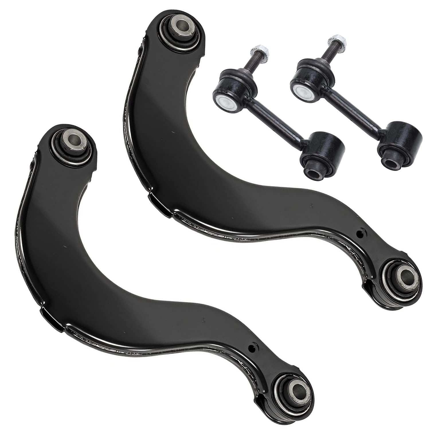 4pc Rear Upper Control Arms Sway Bar Links Suspension Kit