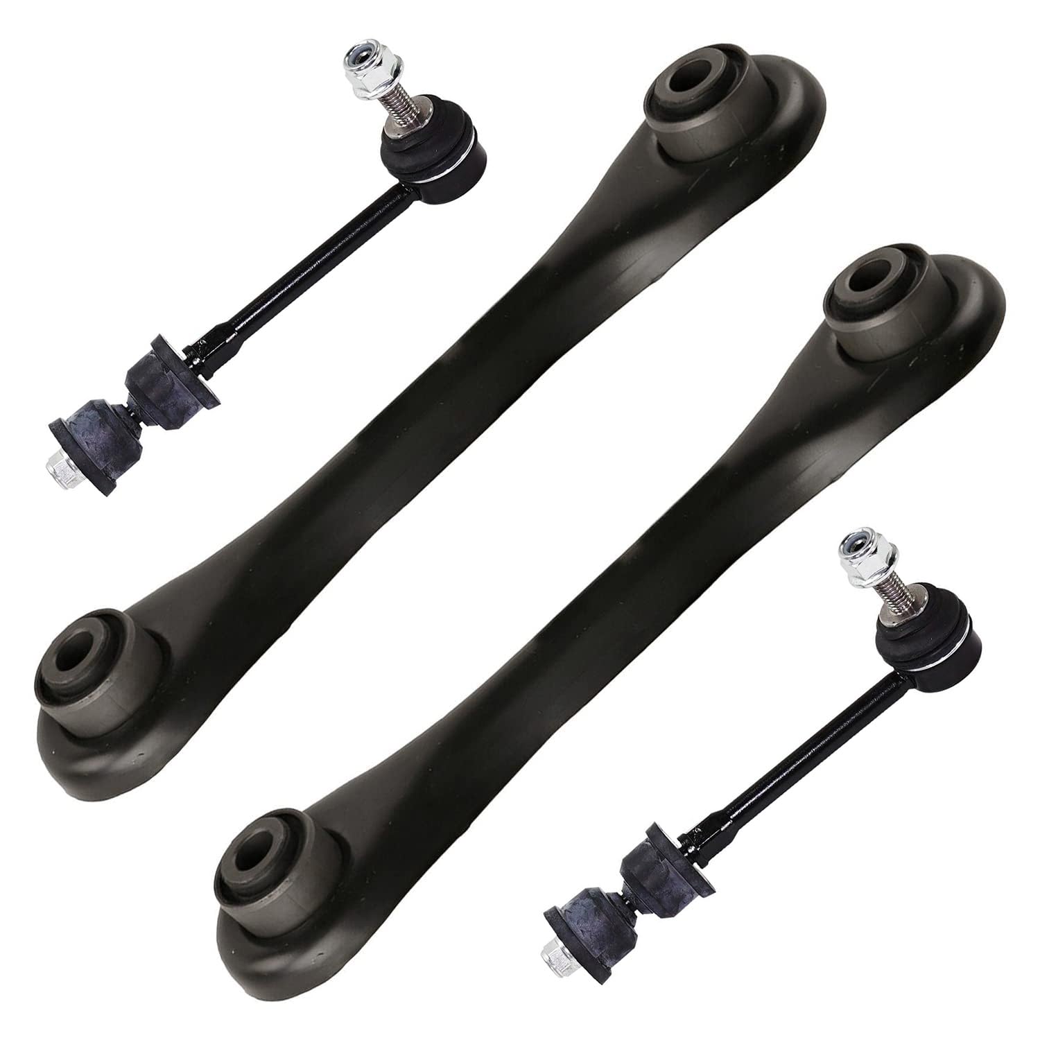 4pc Rear Lower Forward Control Arms Sway Bar Links Suspension Kit
