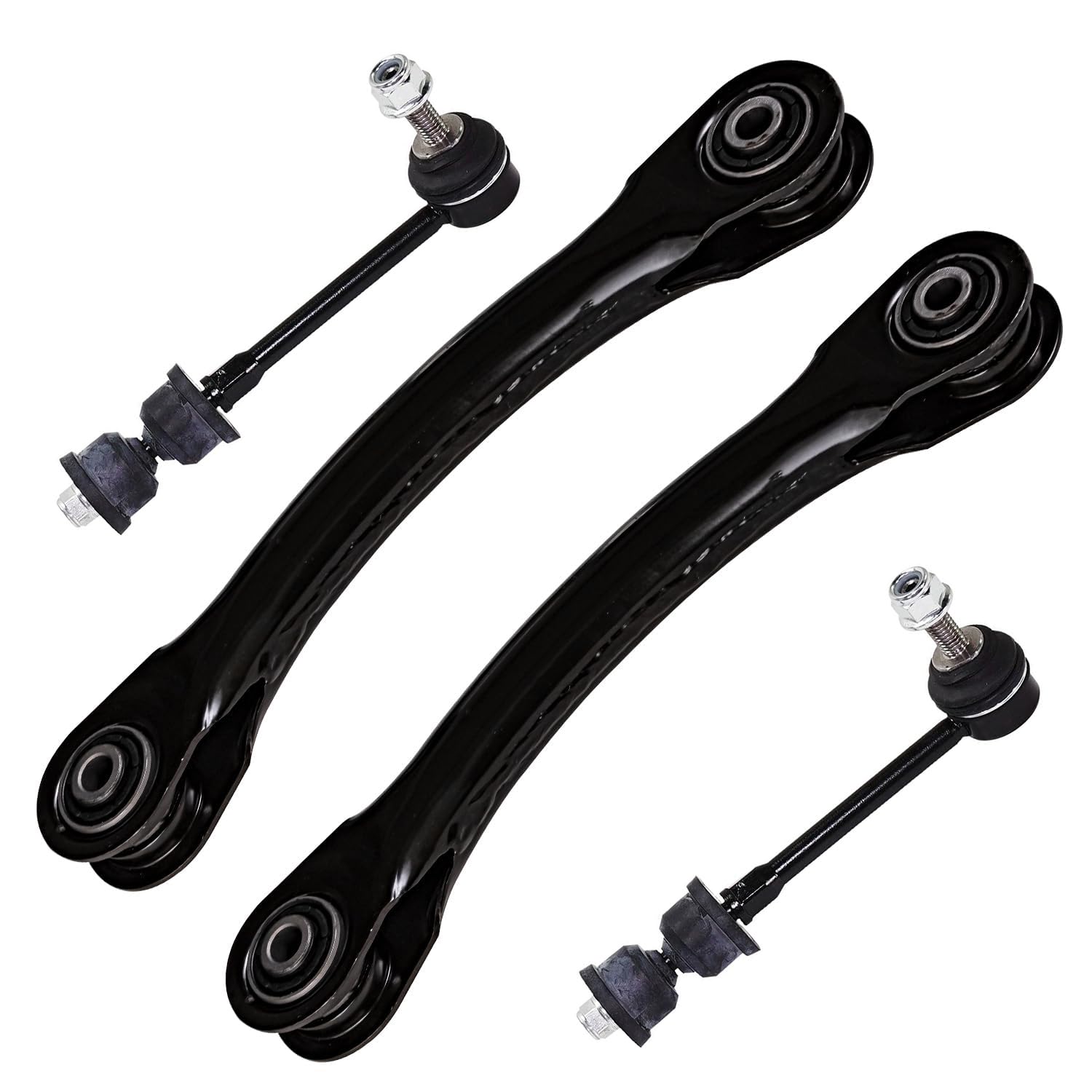 4pc Rear Upper Control Arms Sway Bar Links Suspension Kit