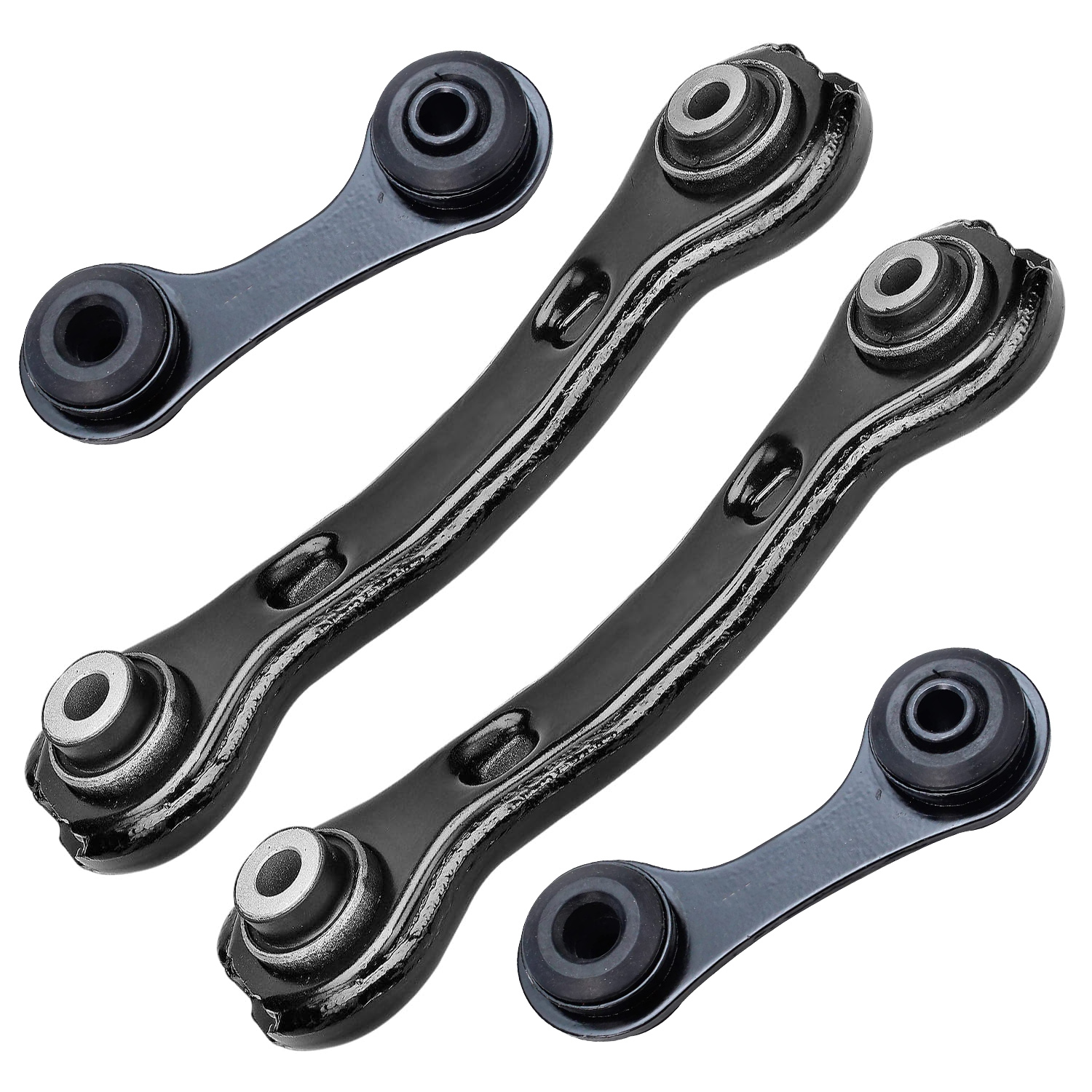 4pc Rear Lower Forward Control Arms Sway Bar Links Suspension Kit