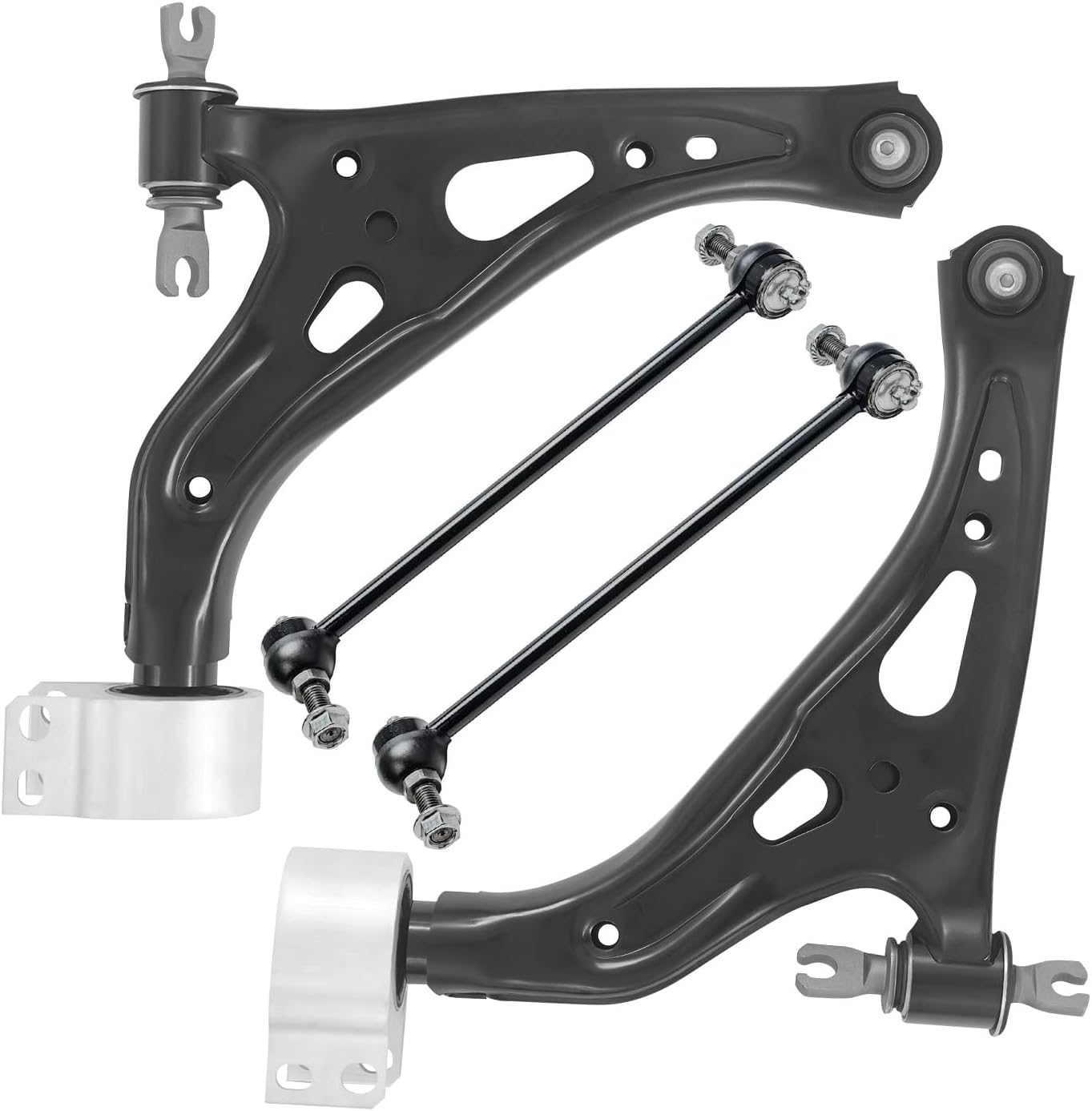4pc Front Lower Control Arms Sway Bar Links Suspension Kit