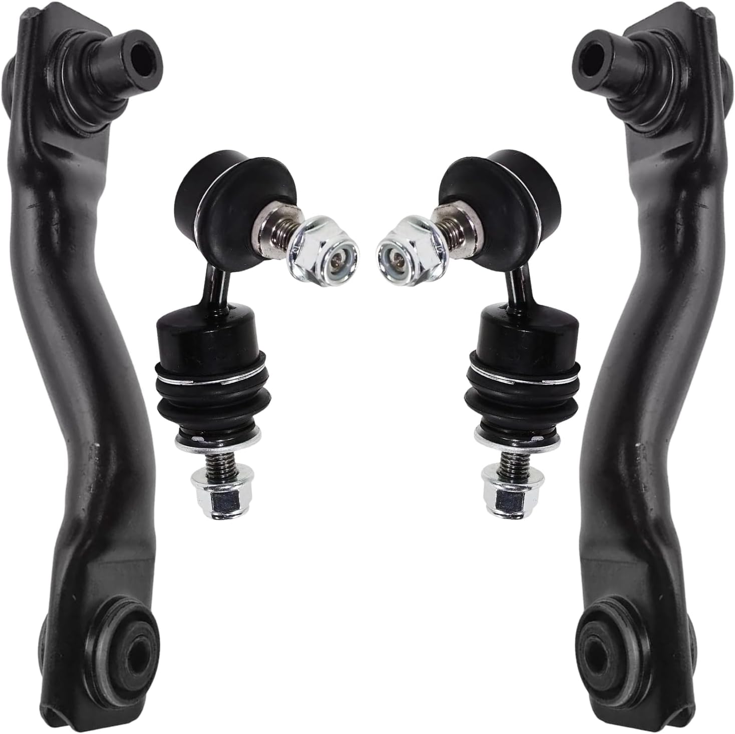 4pc Rear Lower Forward Control Arms Sway Bar Links Suspension Kit