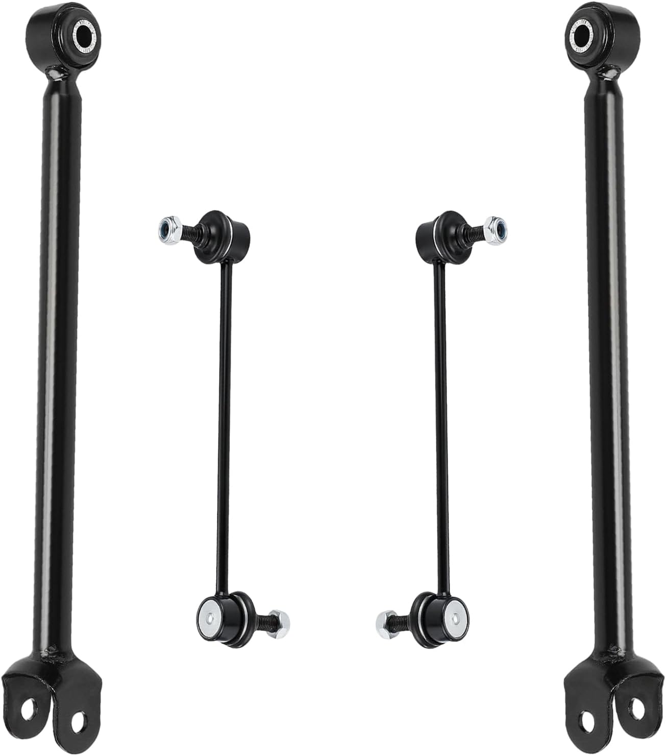 4pc Rear Lower Forward Control Arms Sway Bar Links Suspension Kit