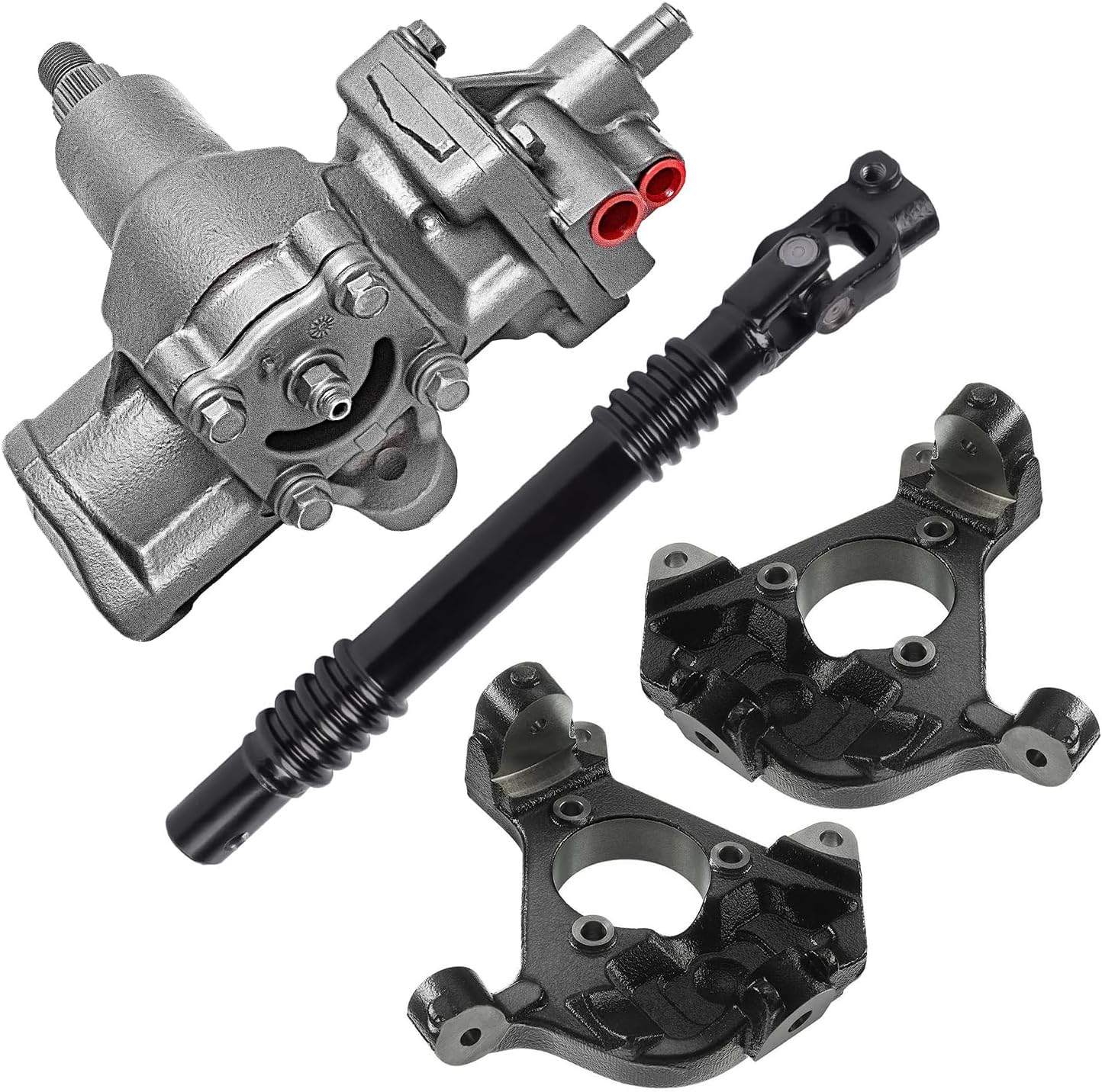 4pc Gear Box Lower Intermediate Steering Shaft & Knuckles Kit