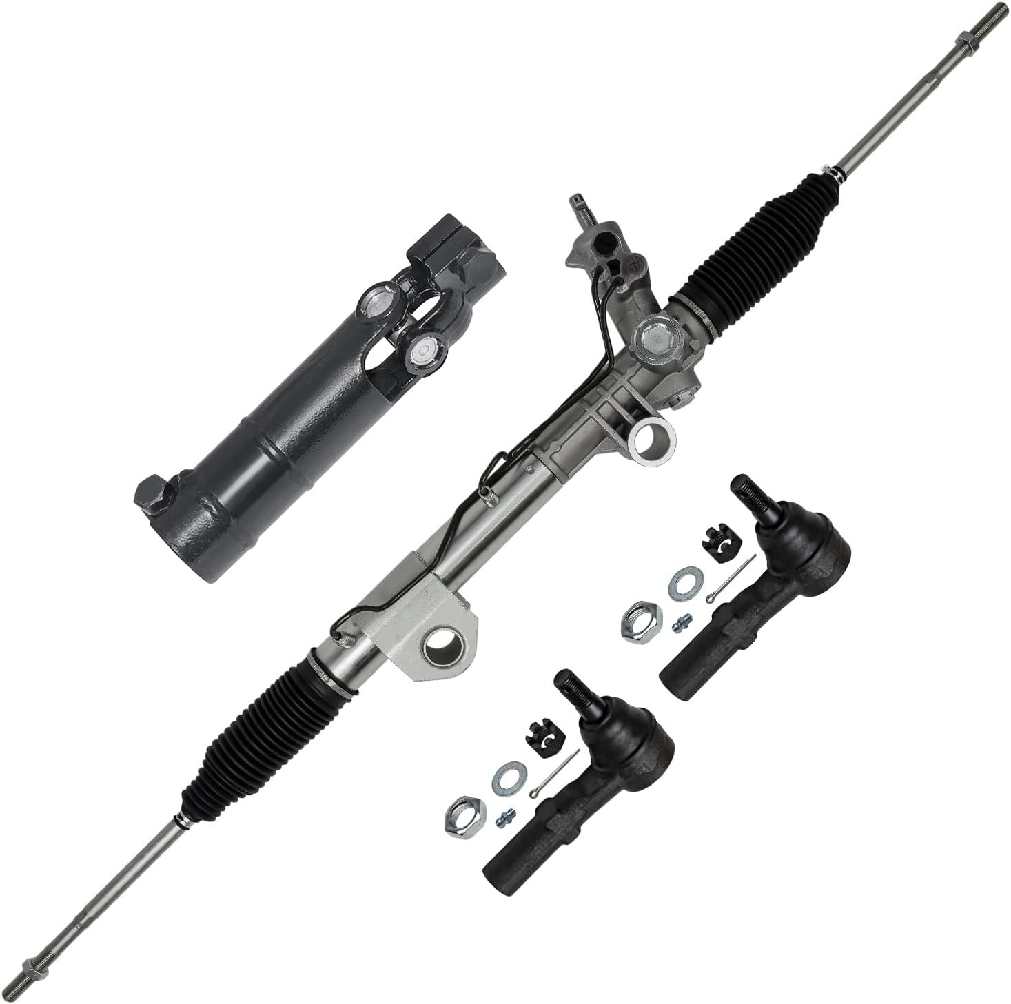 4pc Rack and Pinion Lower Intermediate Steering Shaft Suspension Kit