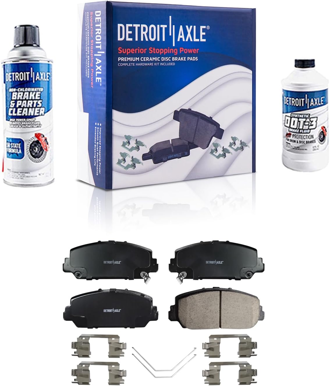 4pc Front Ceramic Brake Pads Kit