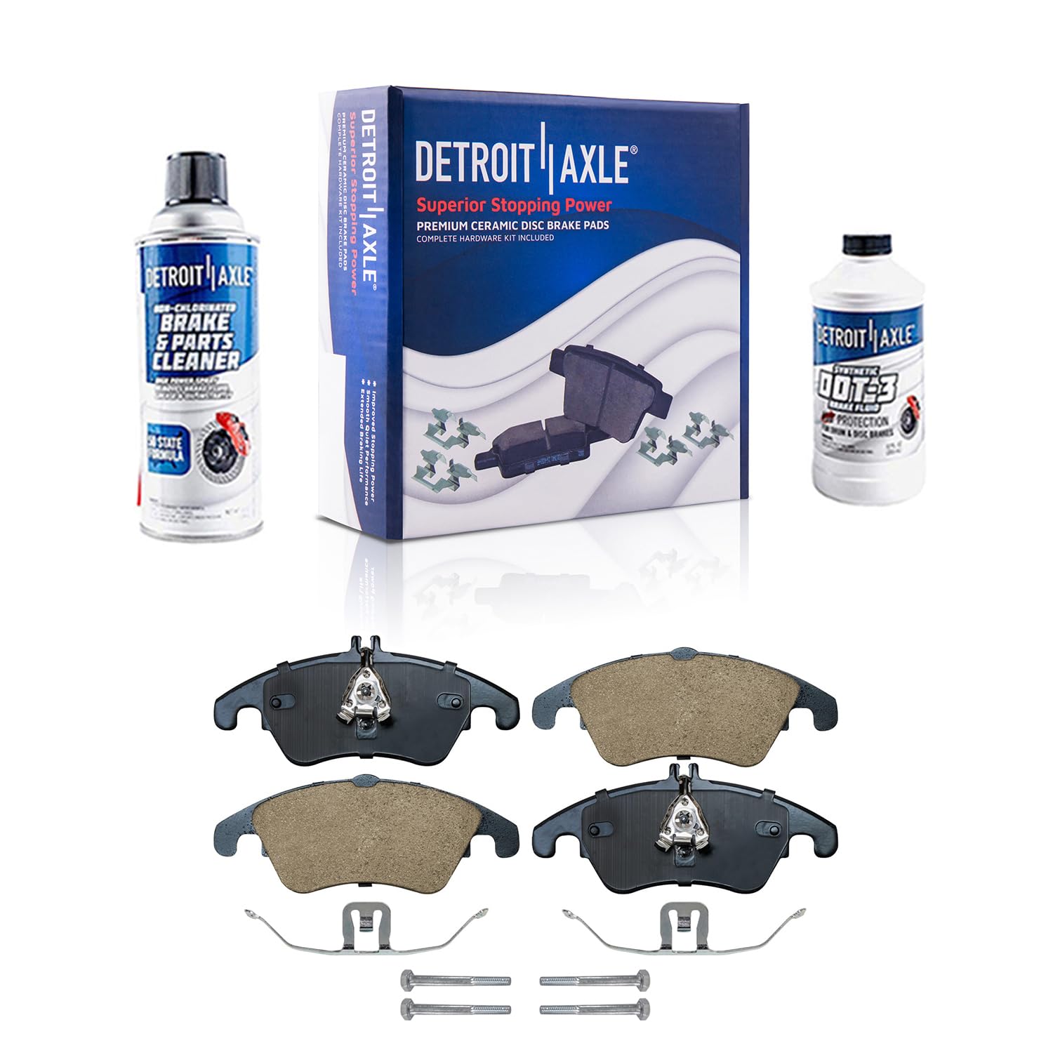 4pc Front Ceramic Brake Pads Kit