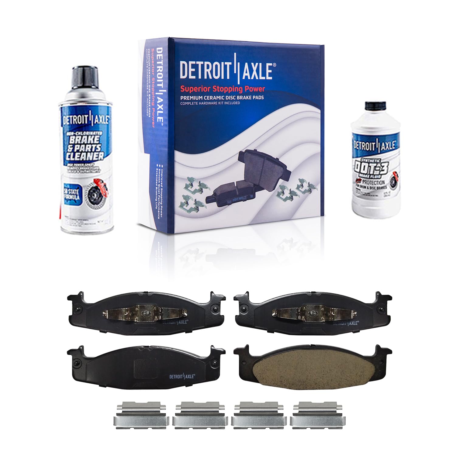 4pc Front Ceramic Brake Pads Kit