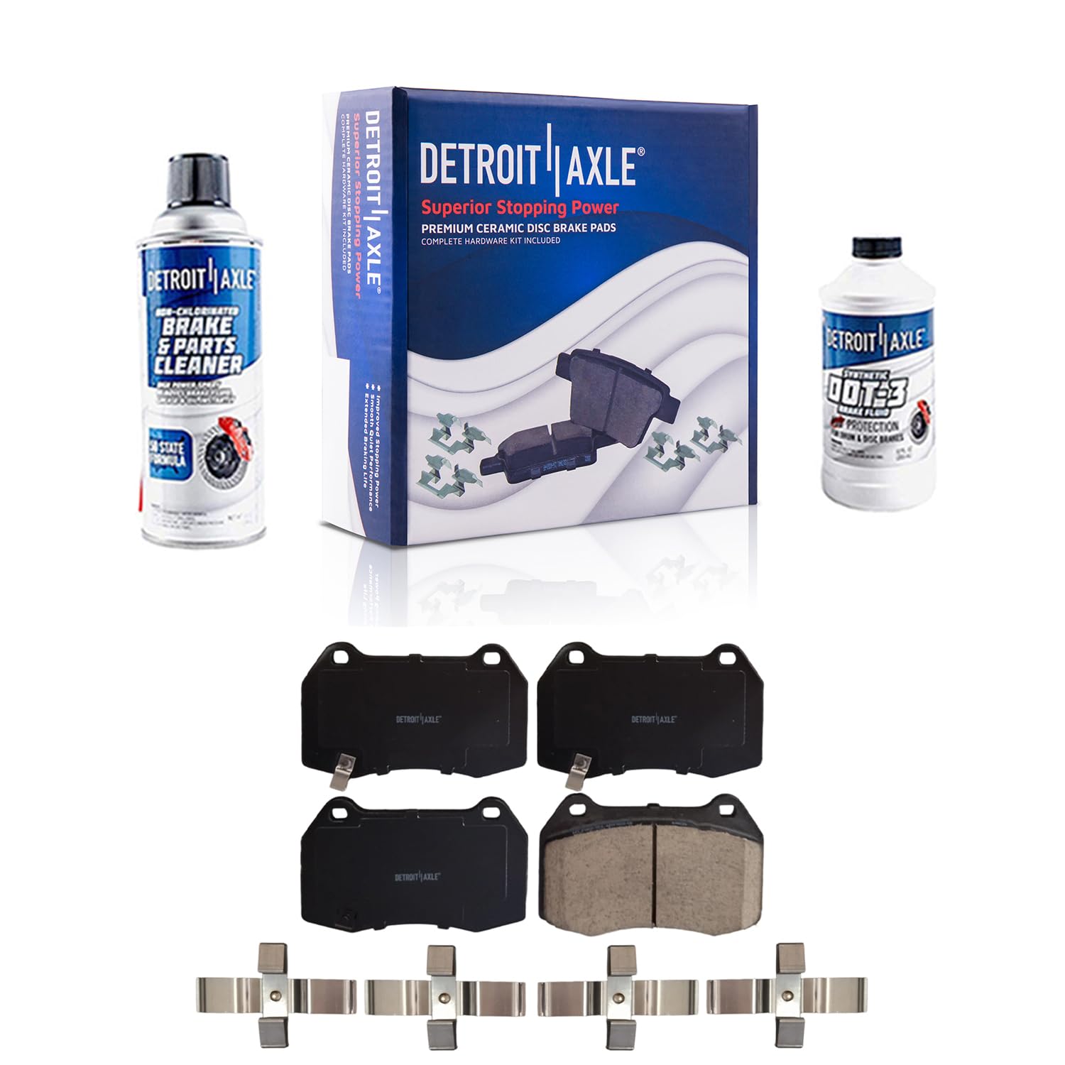 4pc Front Ceramic Brake Pads Kit